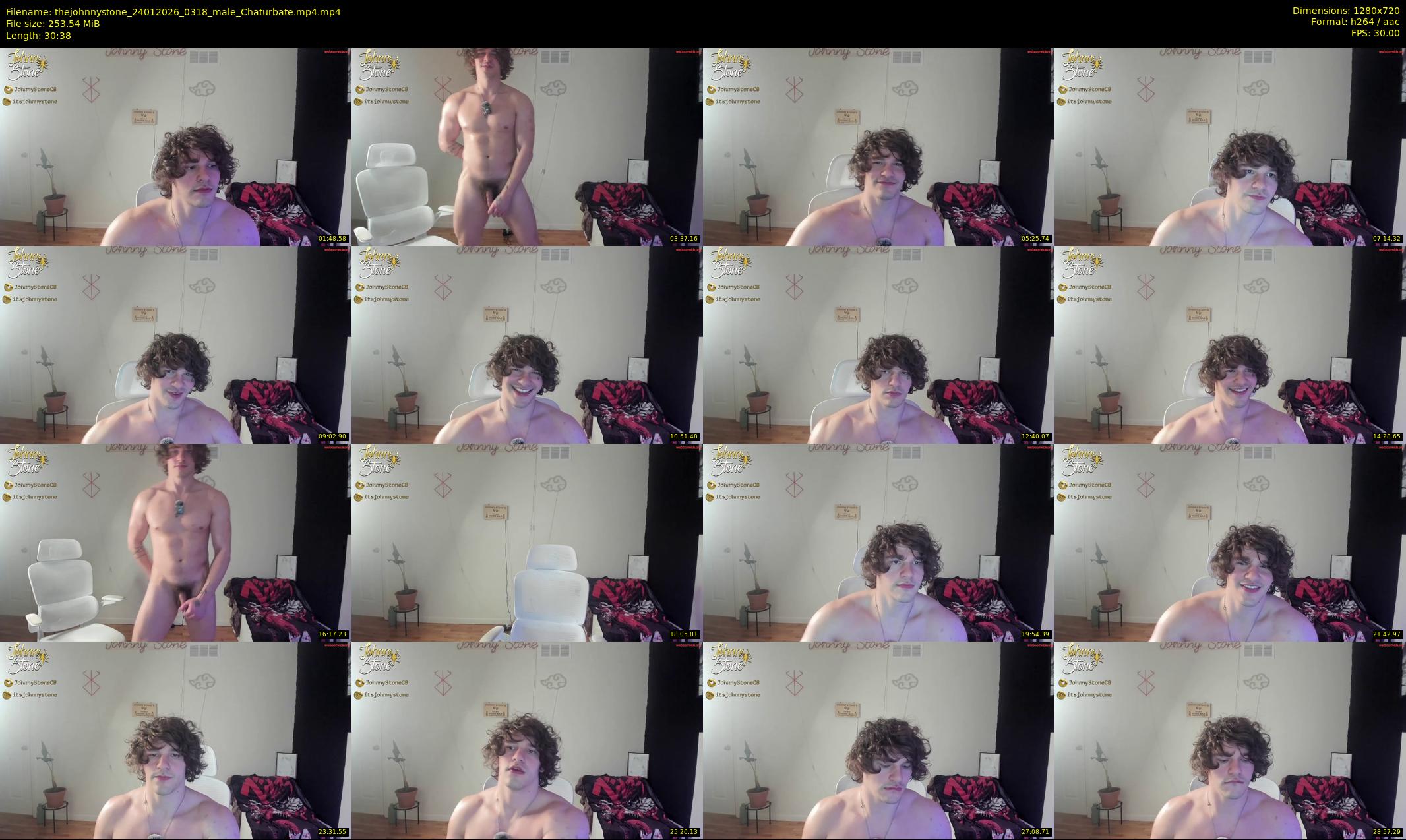 thejohnnystone — 31 minute Chaturbate male cam show recording, 720p, Jan 24, 2026