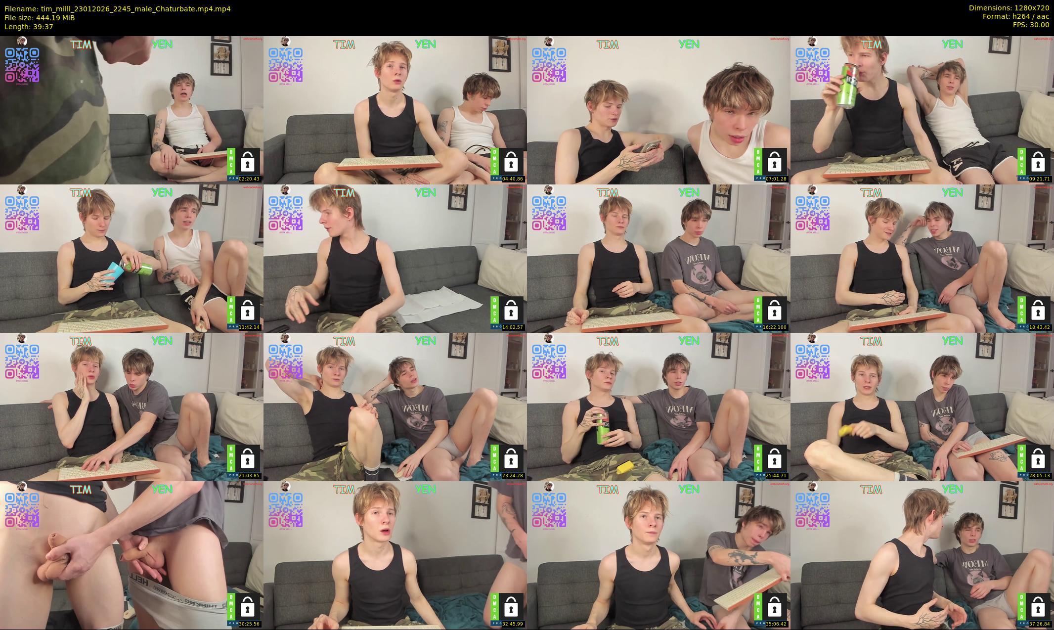 tim_milll — 40 minute Chaturbate male cam show recording, 720p, Jan 23, 2026