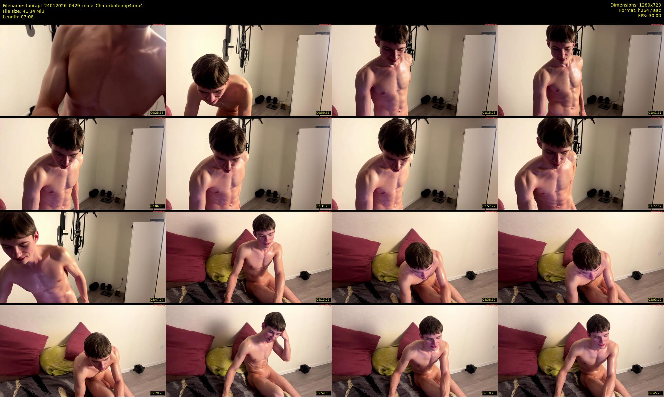 tonrapt — 8 minute Chaturbate male cam show recording, 720p, Jan 24, 2026