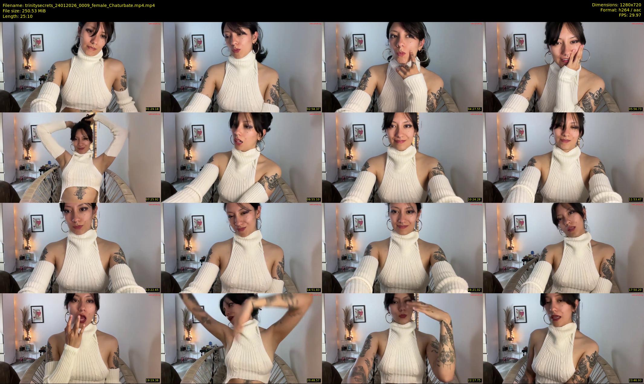 trinitysecrets — 26 minute Chaturbate female cam show recording, 720p, Jan 24, 2026
