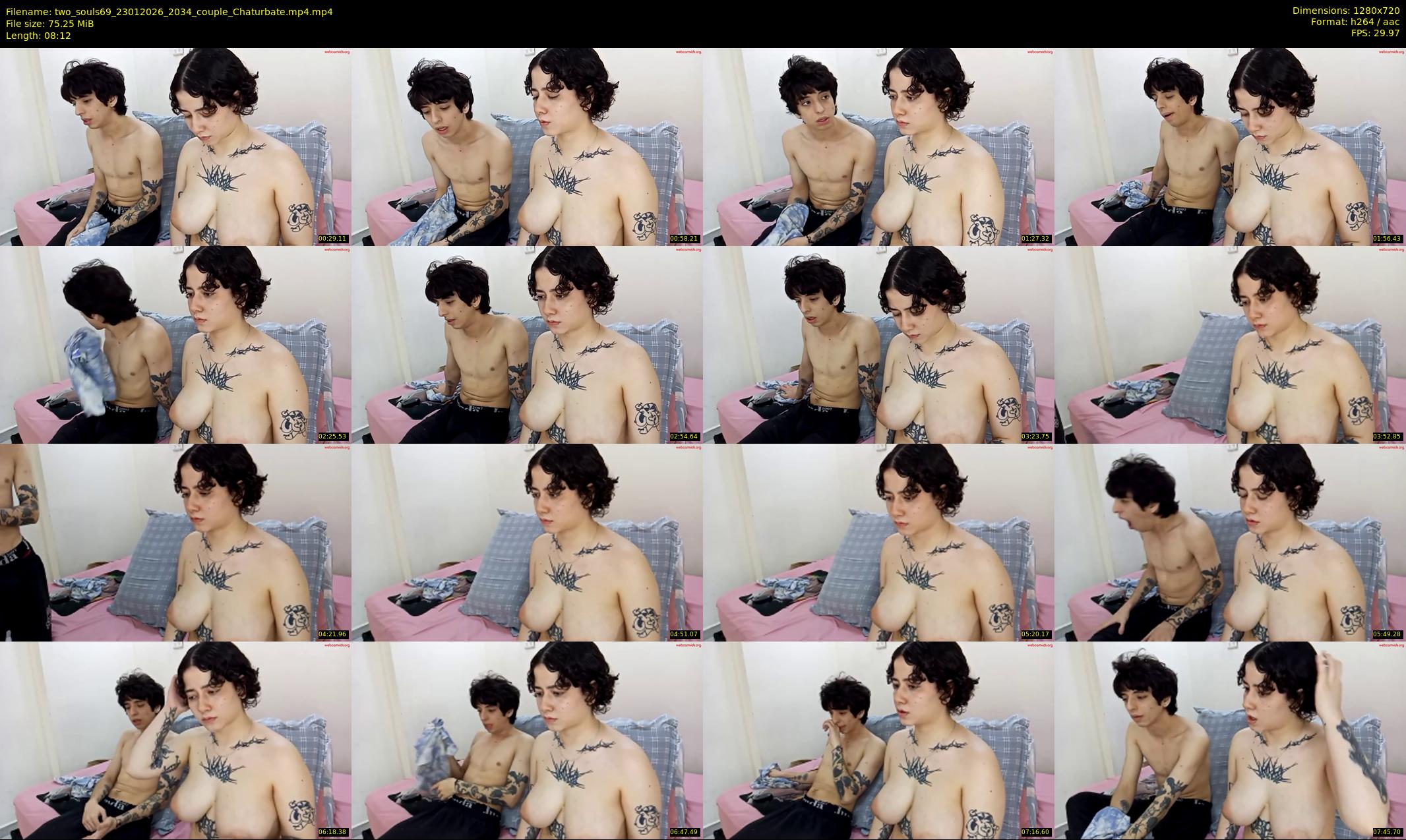 two_souls69 — 9 minute Chaturbate couple cam show recording, 720p, Jan 23, 2026