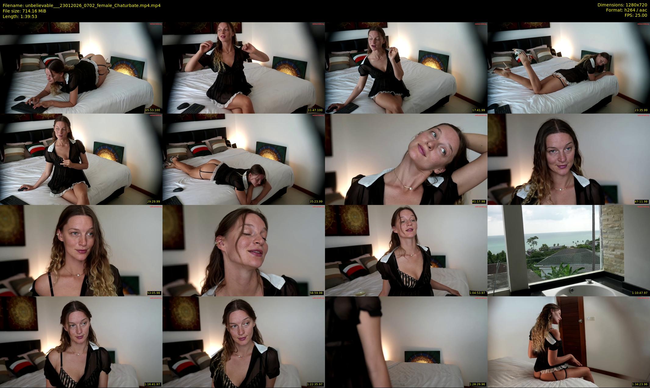 unbelievable__ — 100 minute Chaturbate female cam show recording, 720p, Jan 23, 2026