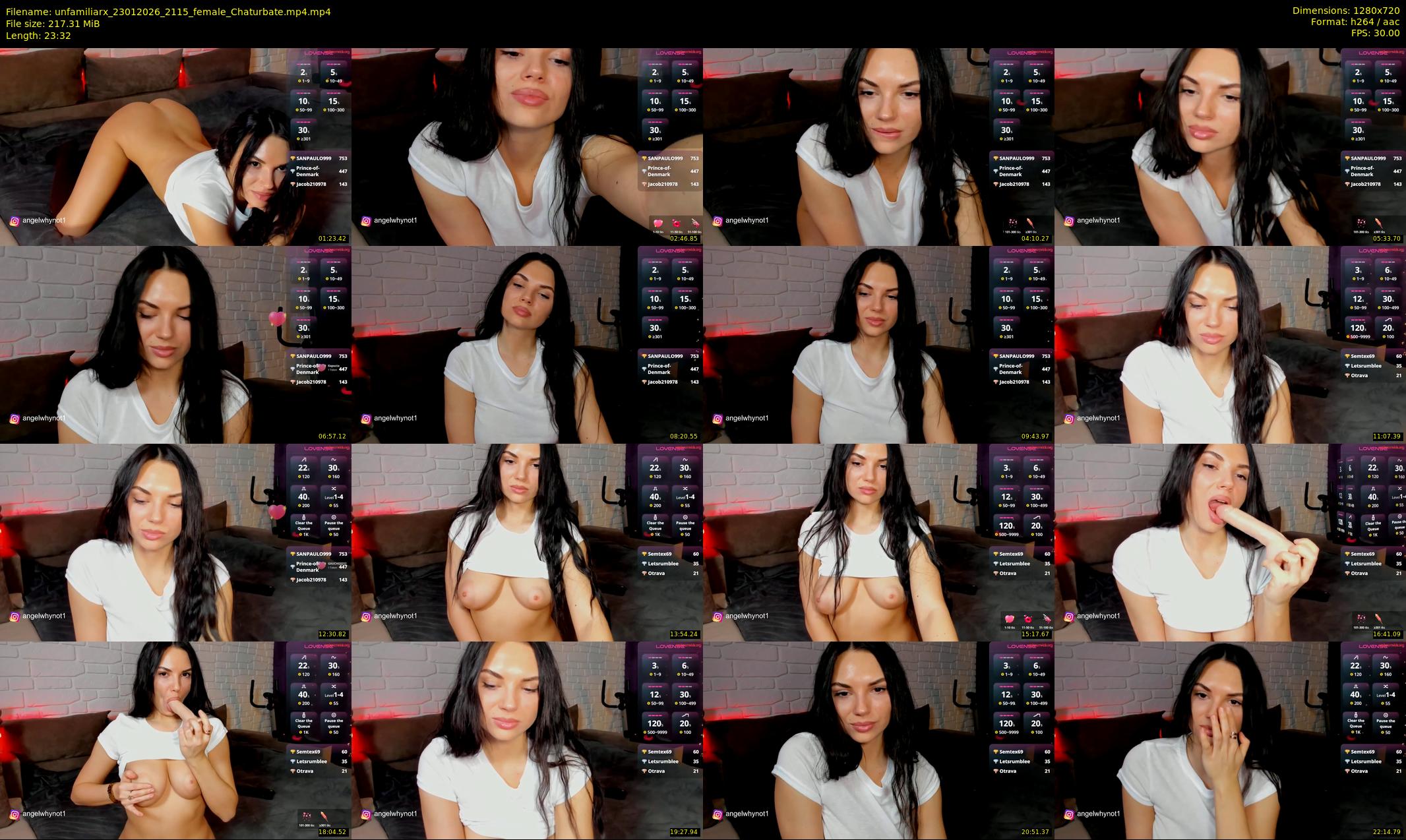 unfamiliarx — 24 minute Chaturbate female cam show recording, 720p, Jan 23, 2026
