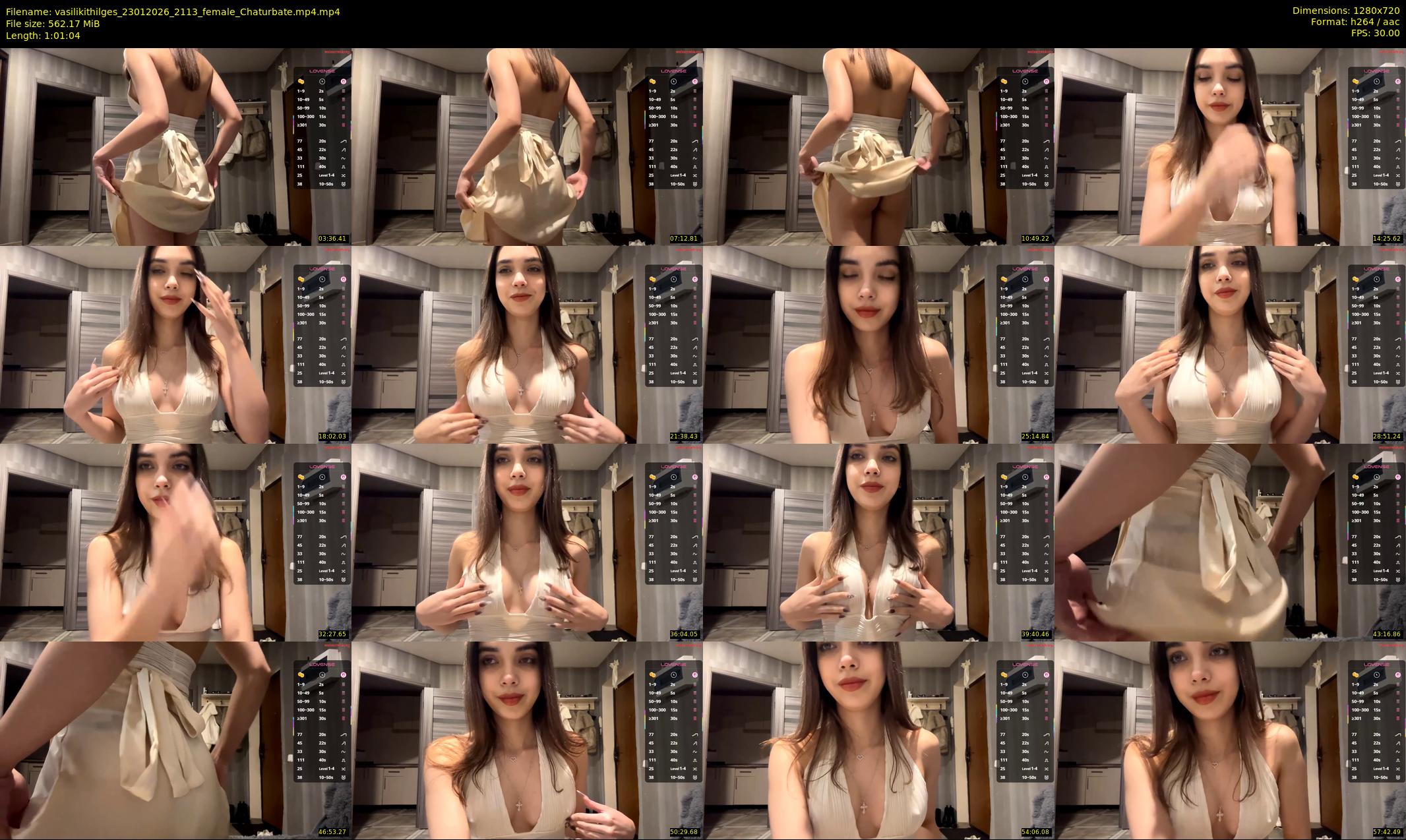 vasilikithilges — 62 minute Chaturbate female cam show recording, 720p, Jan 23, 2026
