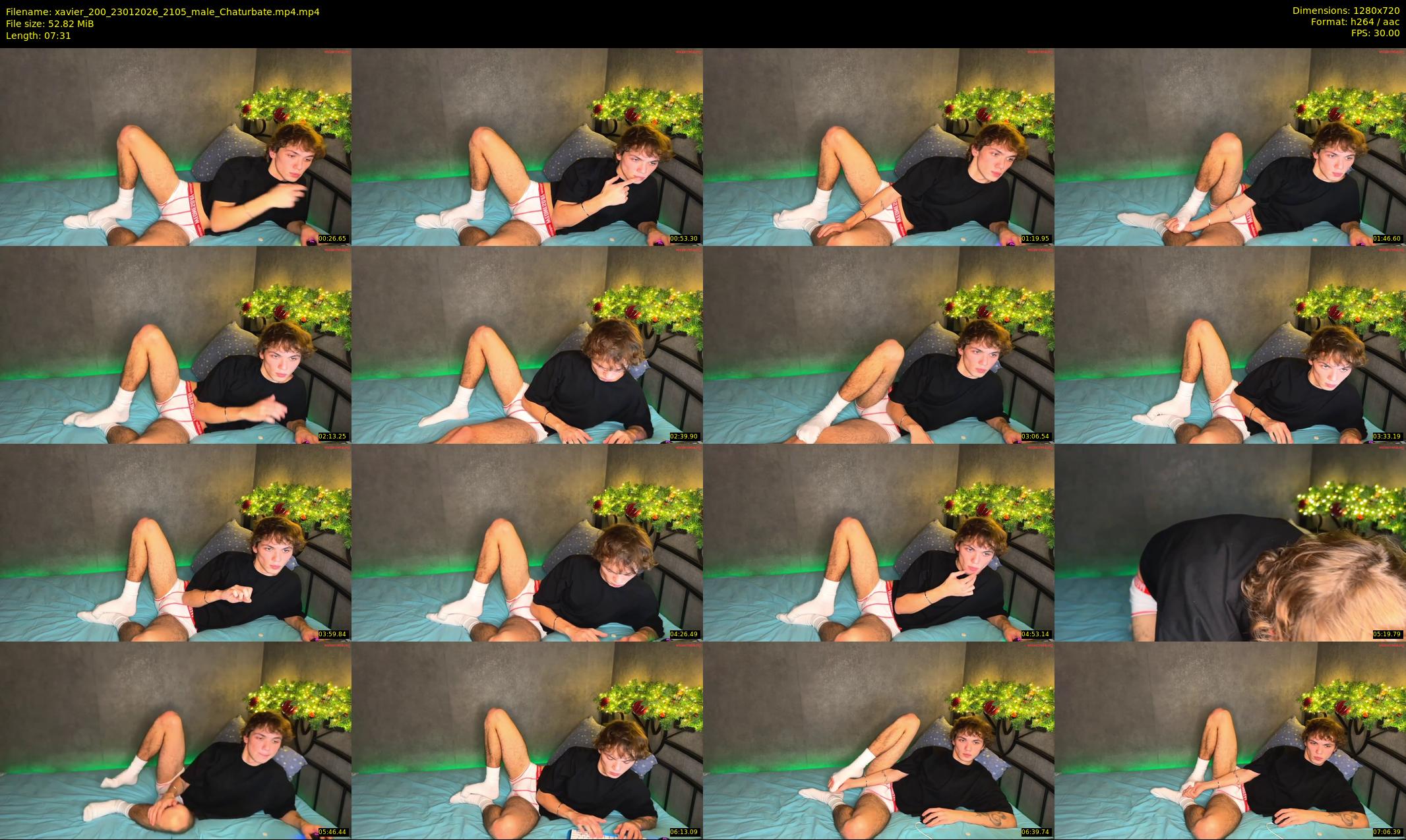 xavier_200 — 8 minute Chaturbate male cam show recording, 720p, Jan 23, 2026
