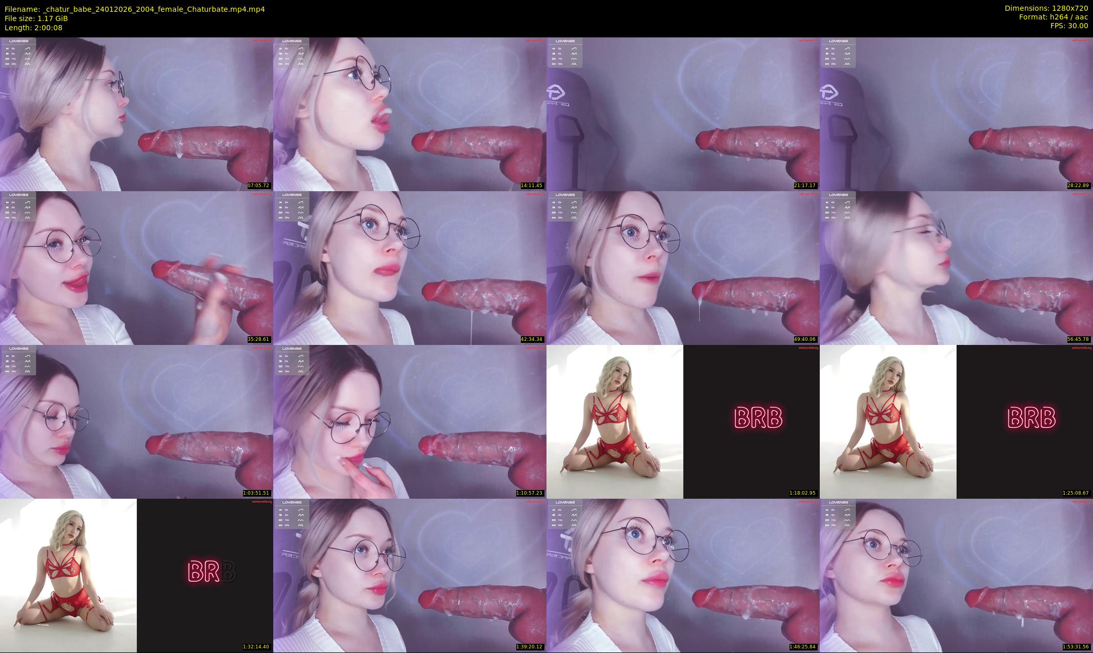 _chatur_babe — 121 minute Chaturbate female cam show recording, 720p, Jan 24, 2026