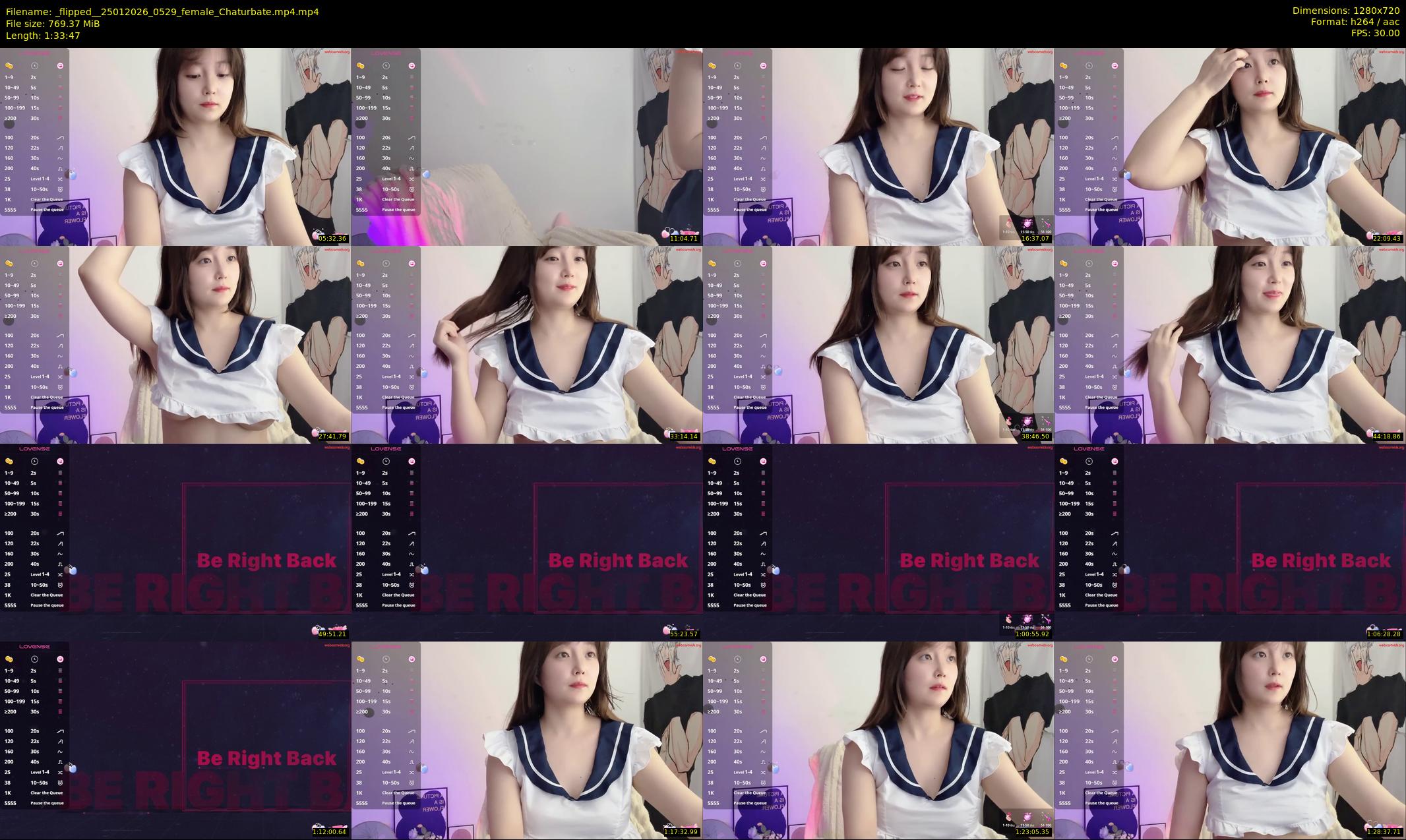 _flipped_ — 94 minute Chaturbate female cam show recording, 720p, Jan 25, 2026