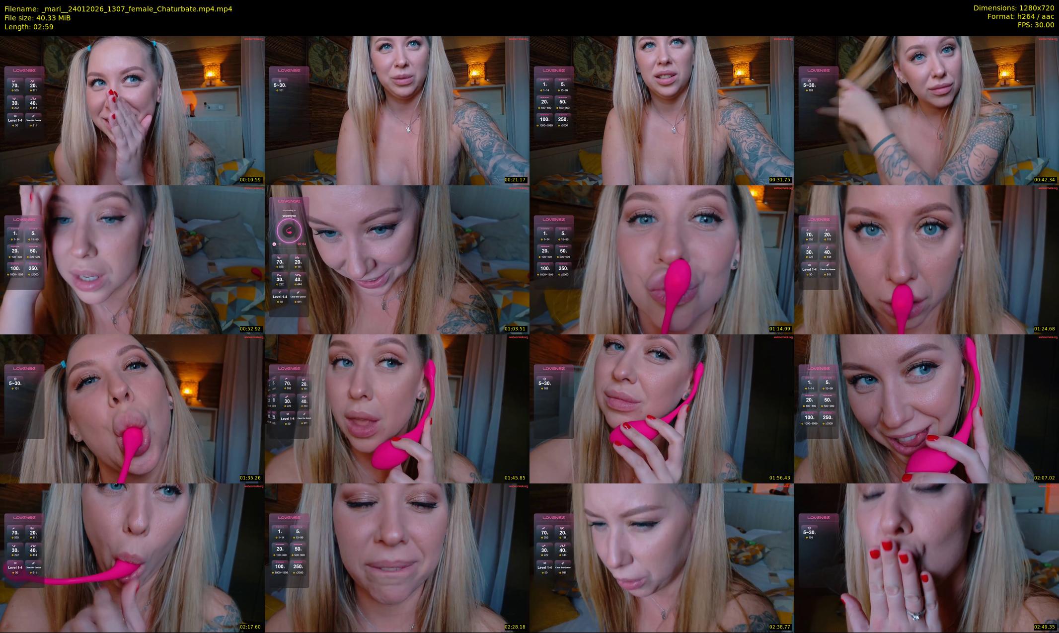 _mari_ — 3 minute Chaturbate female cam show recording, 720p, Jan 24, 2026