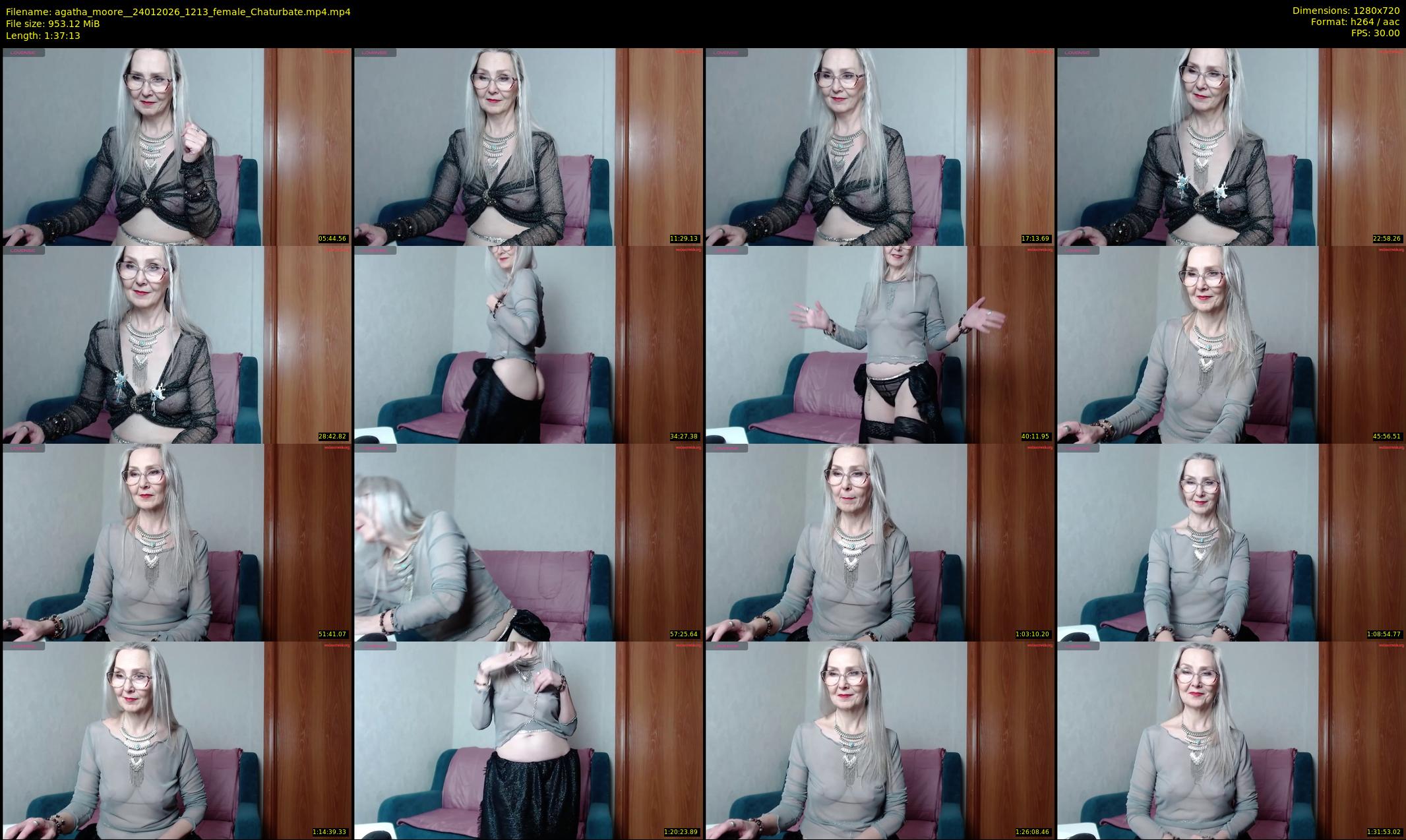 agatha_moore_ — 98 minute Chaturbate female cam show recording, 720p, Jan 24, 2026