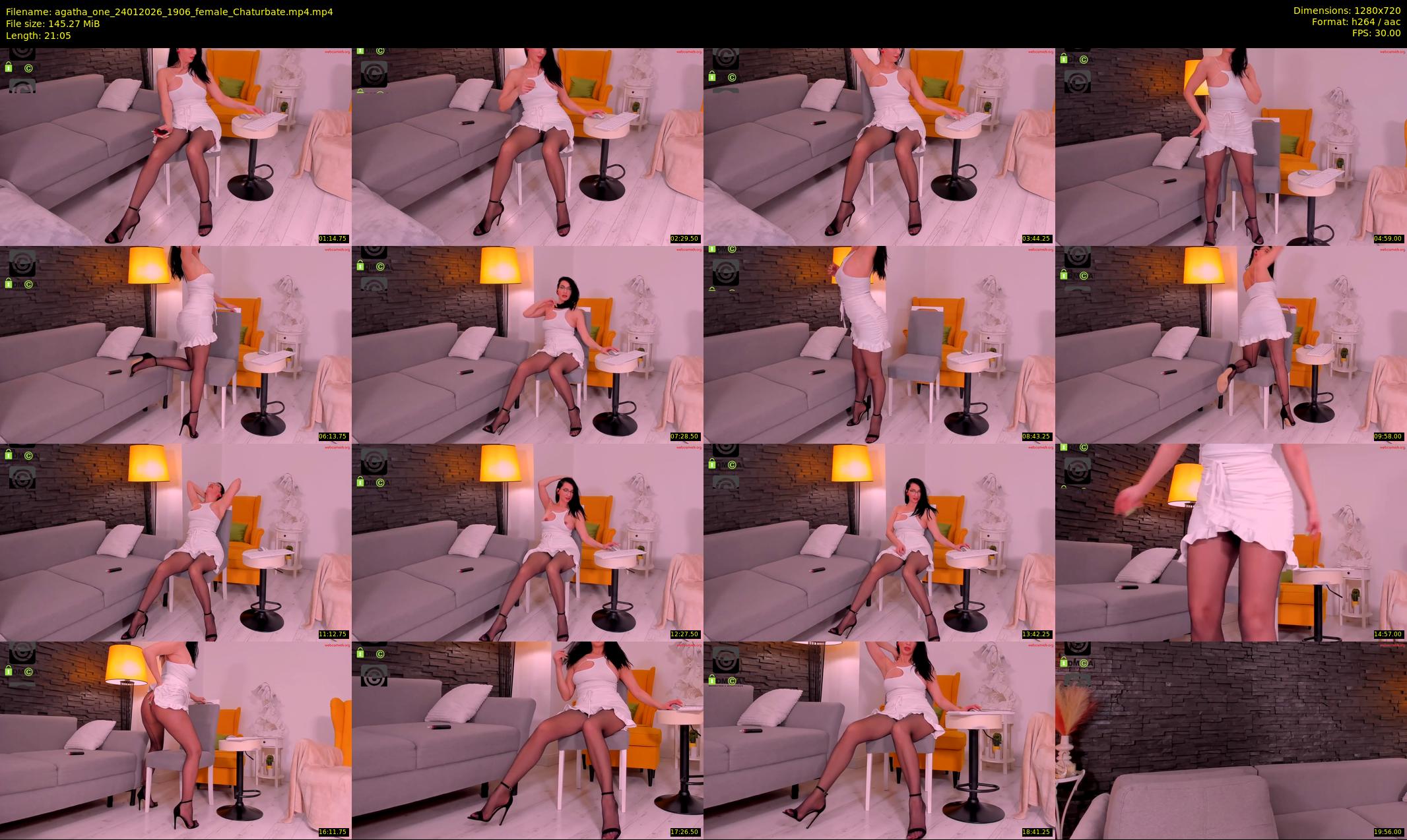 agatha_one — 22 minute Chaturbate female cam show recording, 720p, Jan 24, 2026