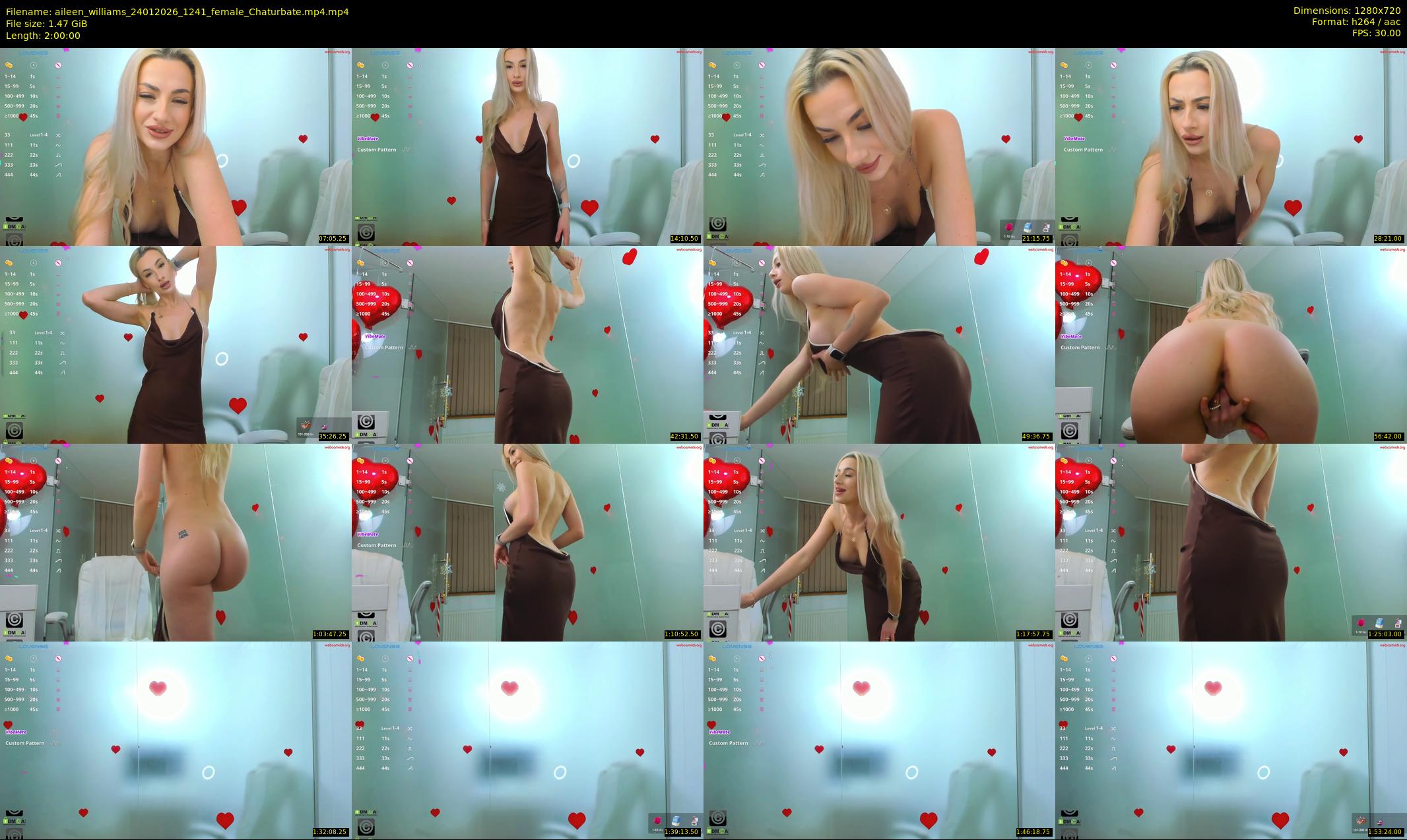 aileen_williams — 120 minute Chaturbate female cam show recording, 720p, Jan 24, 2026