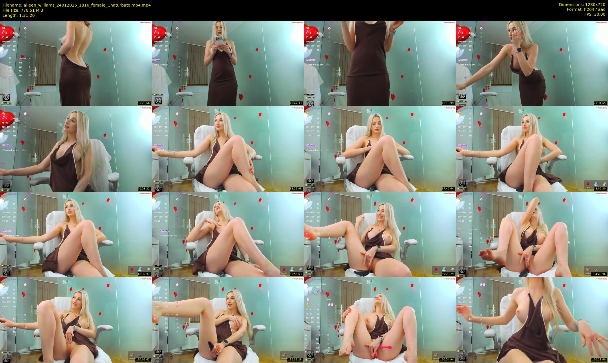 aileen_williams — 92 minute Chaturbate female cam show recording, 720p, Jan 24, 2026