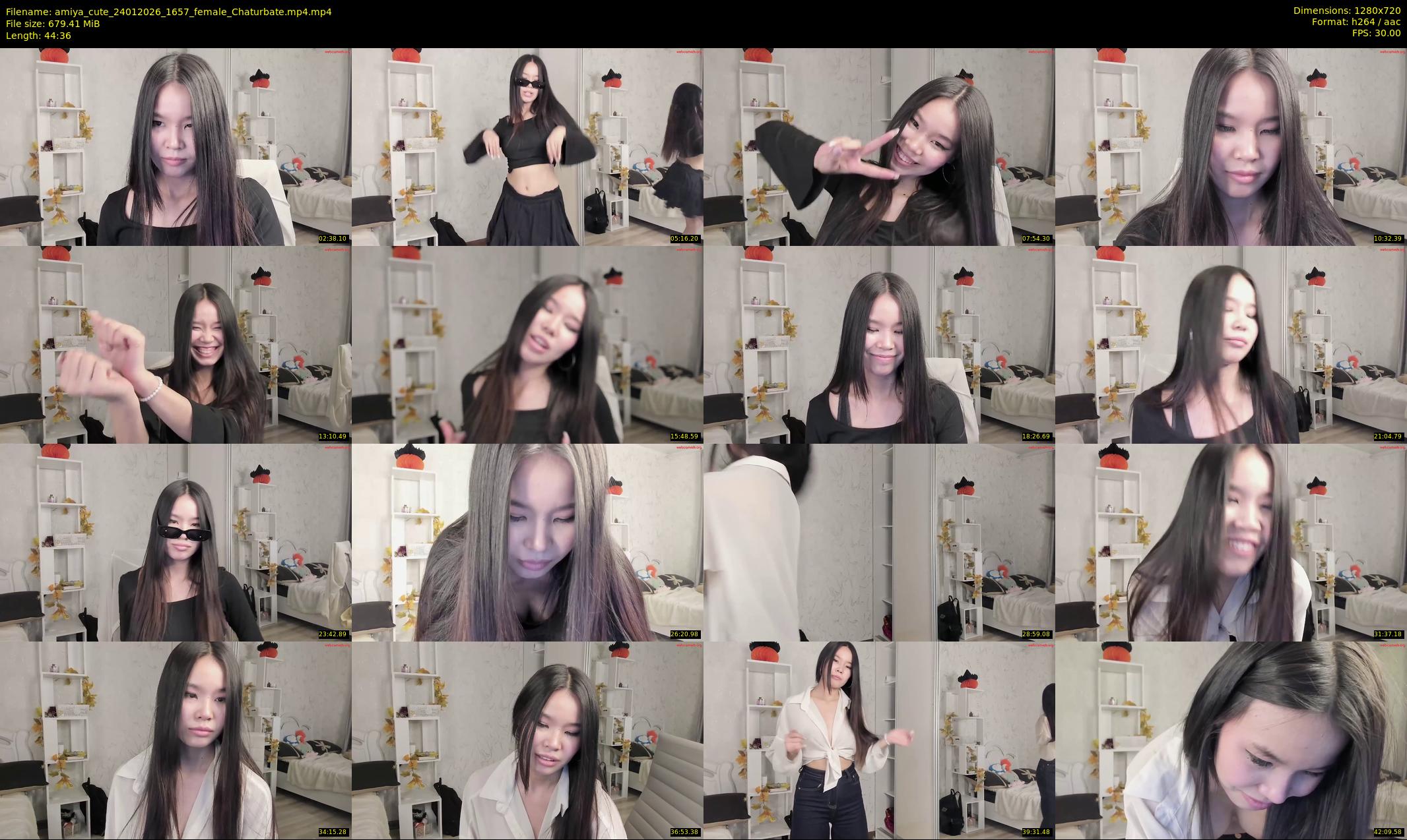 amiya_cute — 45 minute Chaturbate female cam show recording, 720p, Jan 24, 2026