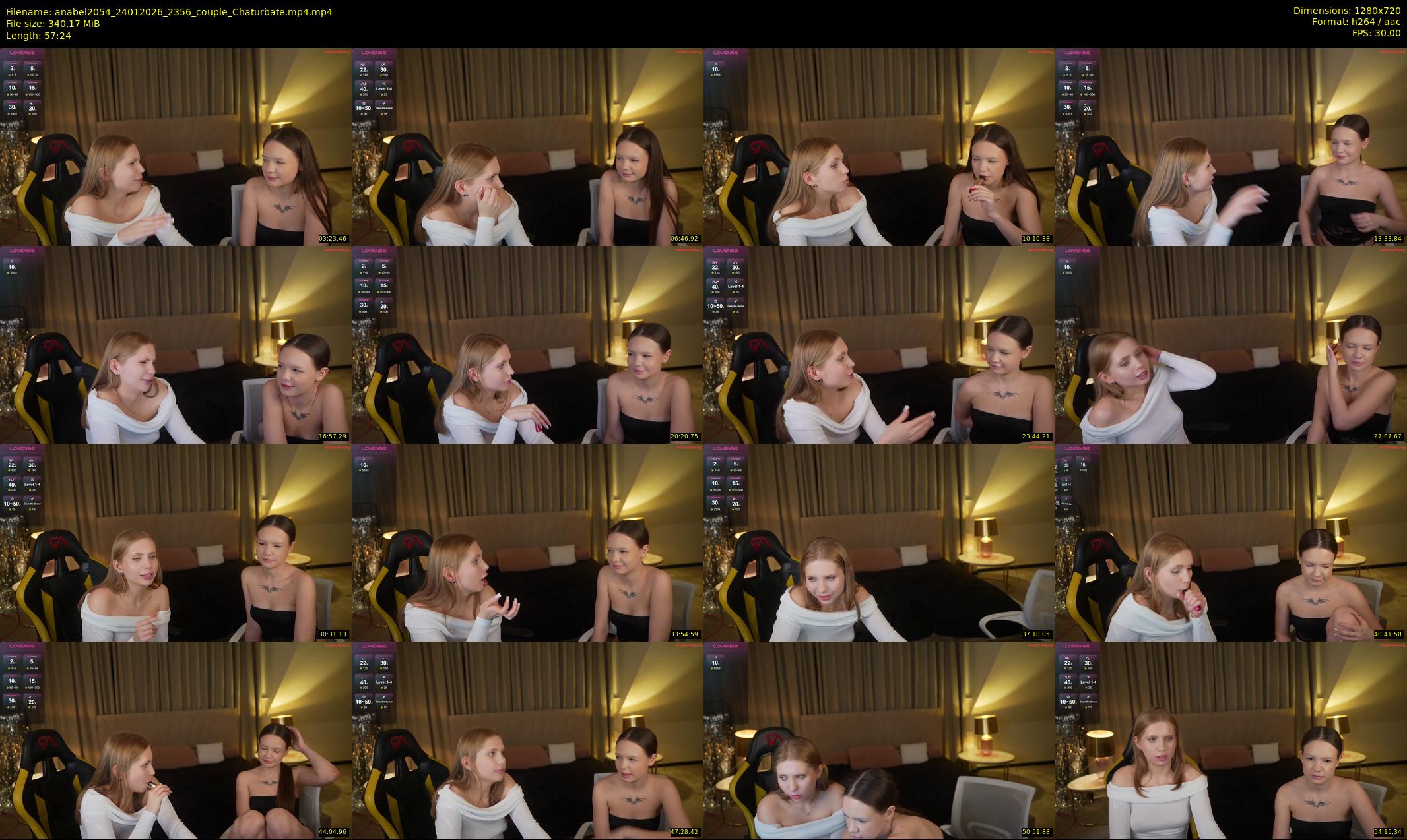 anabel2054 — 58 minute Chaturbate female cam show recording, 720p, Jan 24, 2026