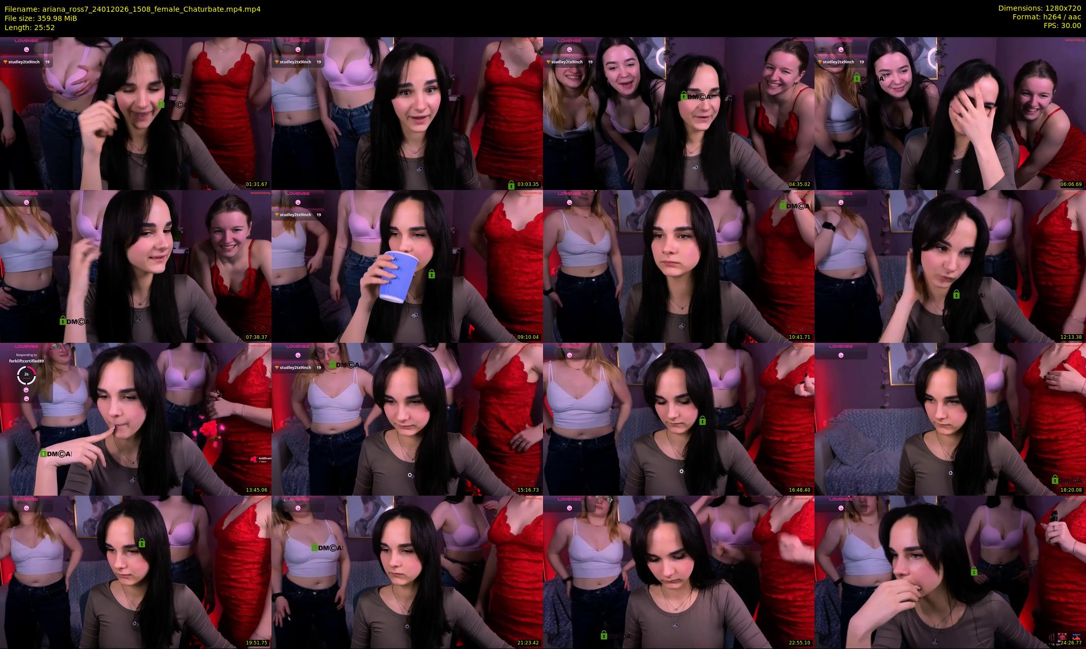 ariana_ross7 — 26 minute Chaturbate couple cam show recording, 720p, Jan 24, 2026