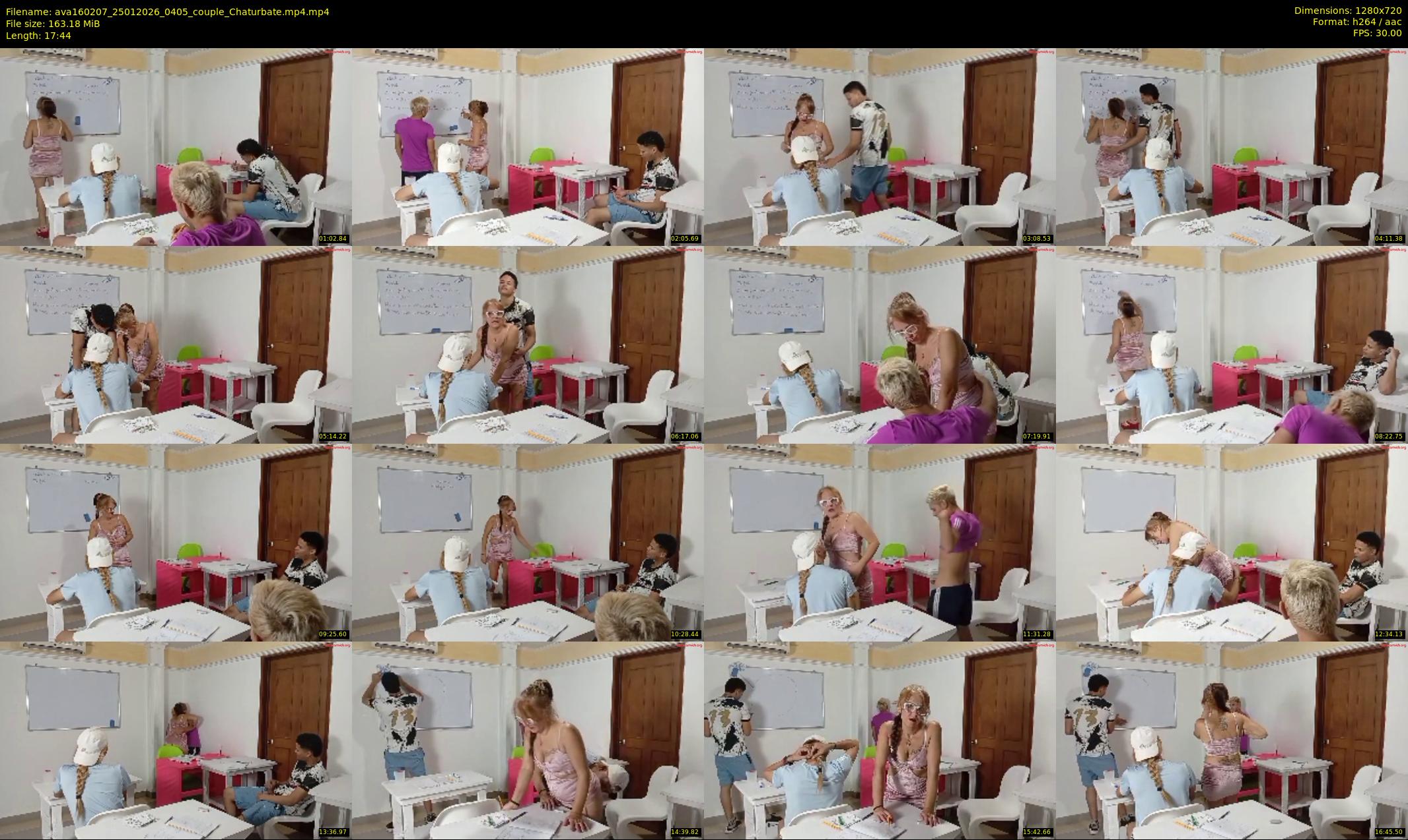 ava160207 — 18 minute Chaturbate couple cam show recording, 720p, Jan 25, 2026