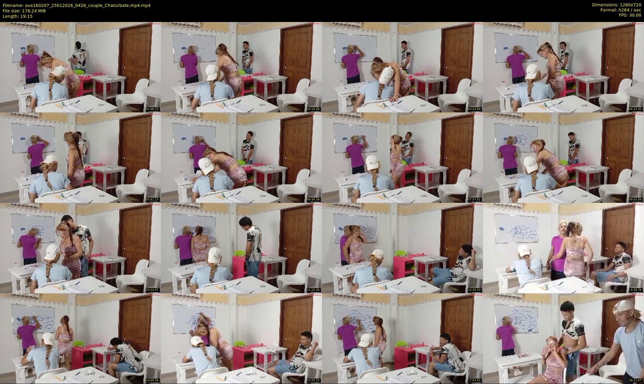 ava160207 — 20 minute Chaturbate couple cam show recording, 720p, Jan 25, 2026
