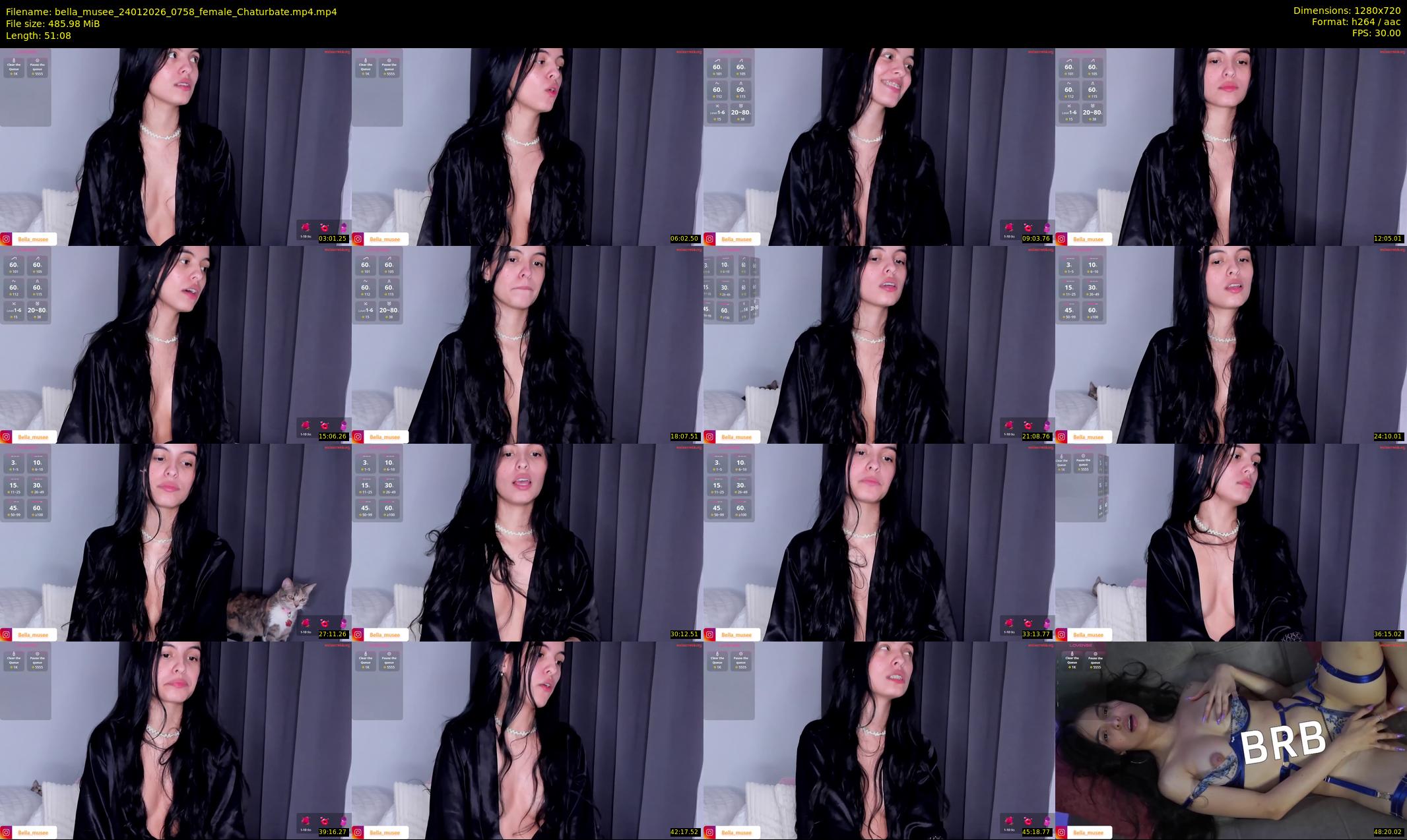 bella_musee — 52 minute Chaturbate female cam show recording, 720p, Jan 24, 2026