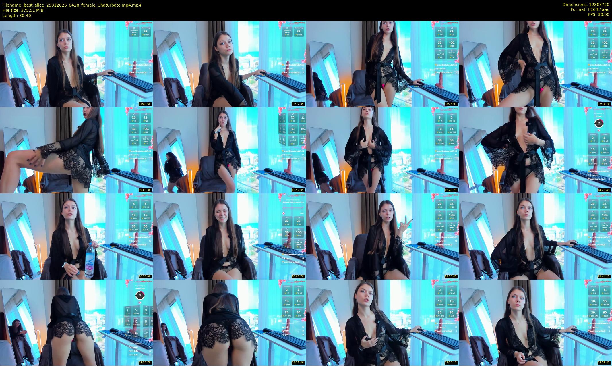 best_alice — 31 minute Chaturbate female cam show recording, 720p, Jan 25, 2026