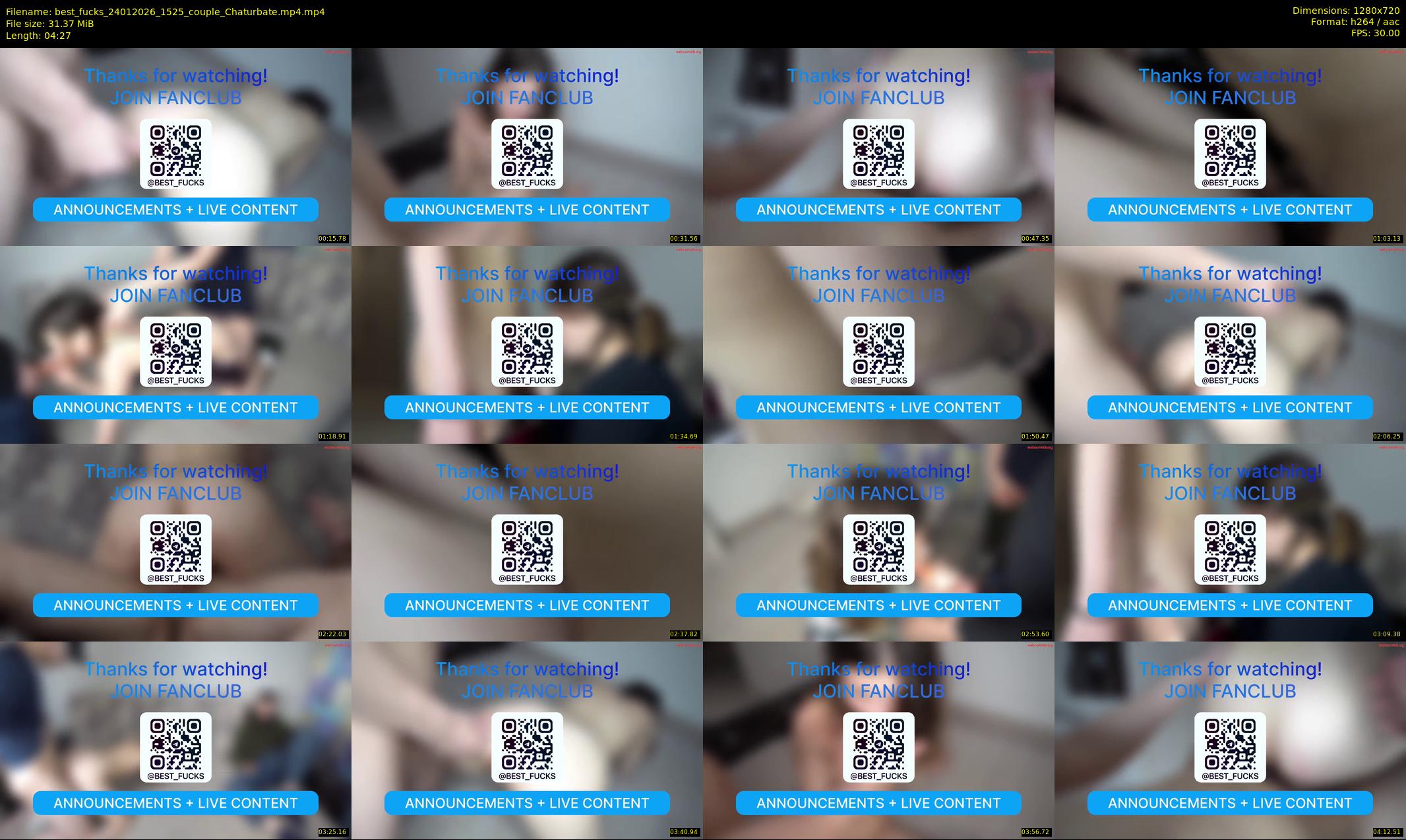 best_fucks — 5 minute Chaturbate couple cam show recording, 720p, Jan 24, 2026