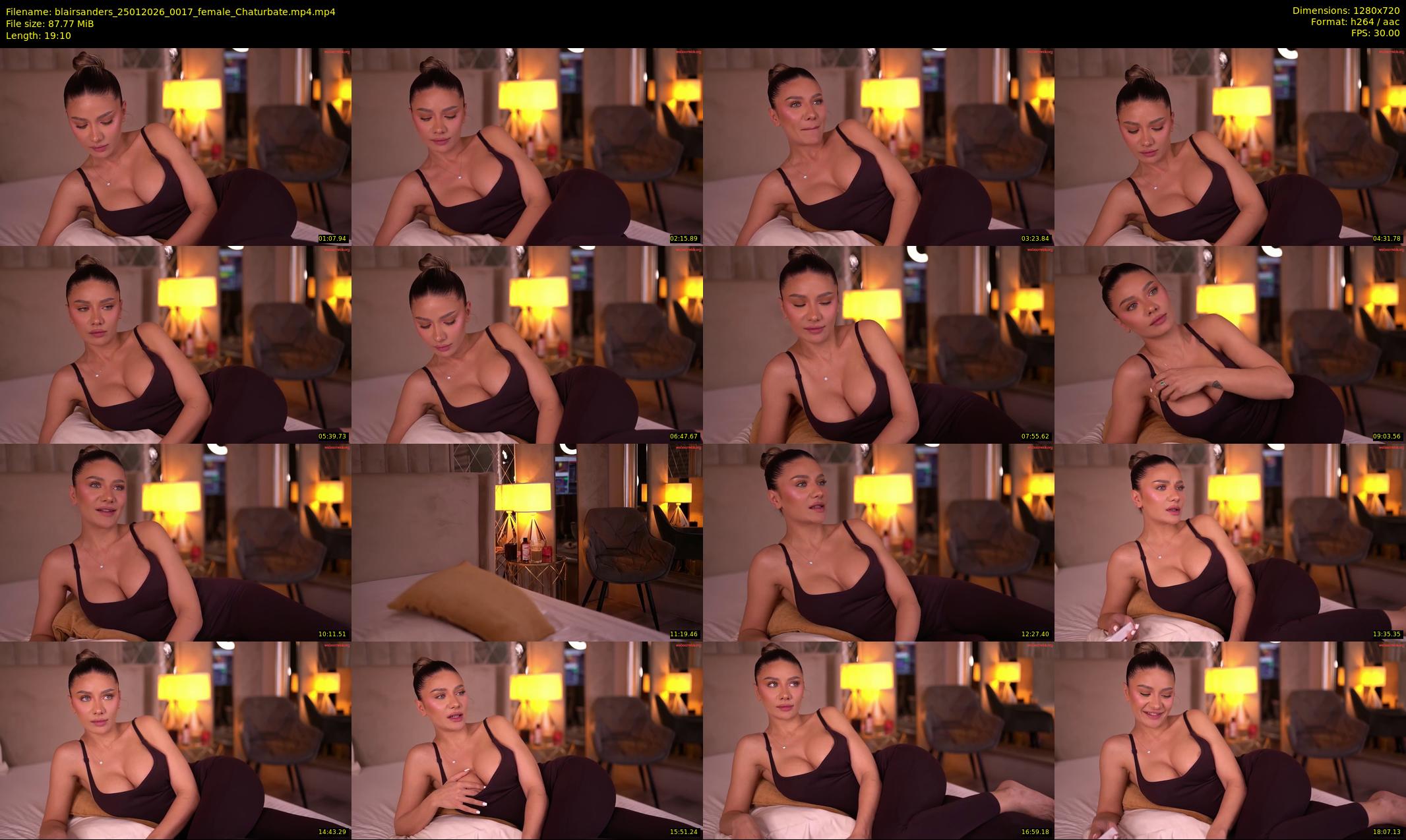 blairsanders — 20 minute Chaturbate female cam show recording, 720p, Jan 25, 2026