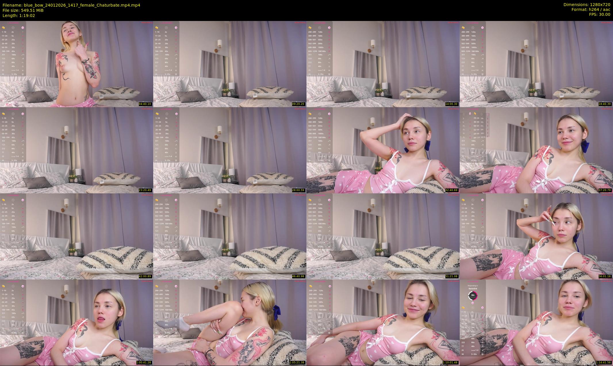 blue_bow — 80 minute Chaturbate female cam show recording, 720p, Jan 24, 2026