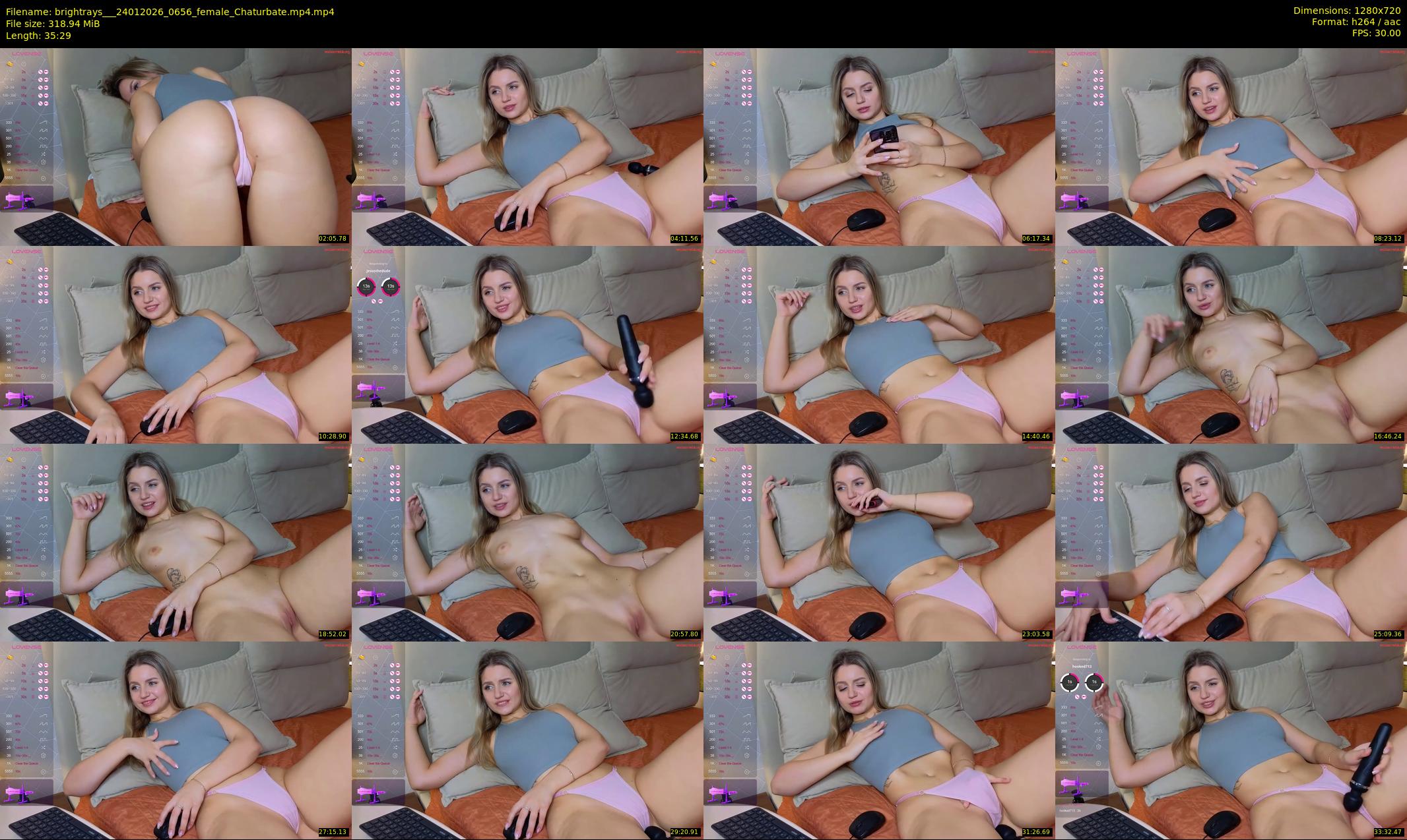 brightrays__ — 36 minute Chaturbate female cam show recording, 720p, Jan 24, 2026