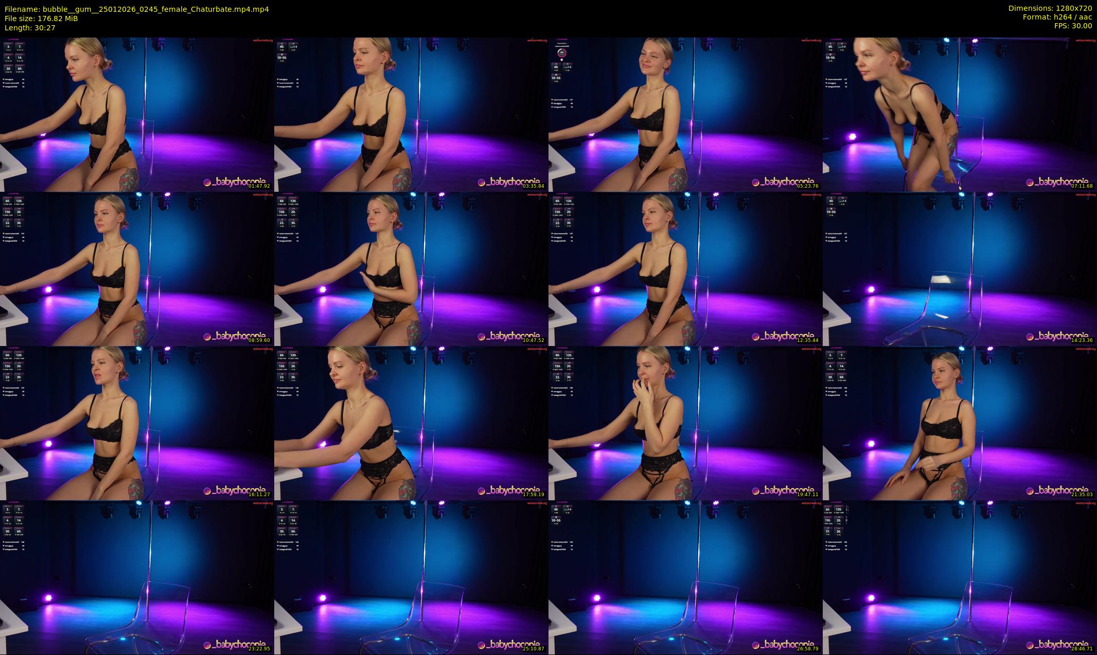bubble__gum_ — 31 minute Chaturbate female cam show recording, 720p, Jan 25, 2026