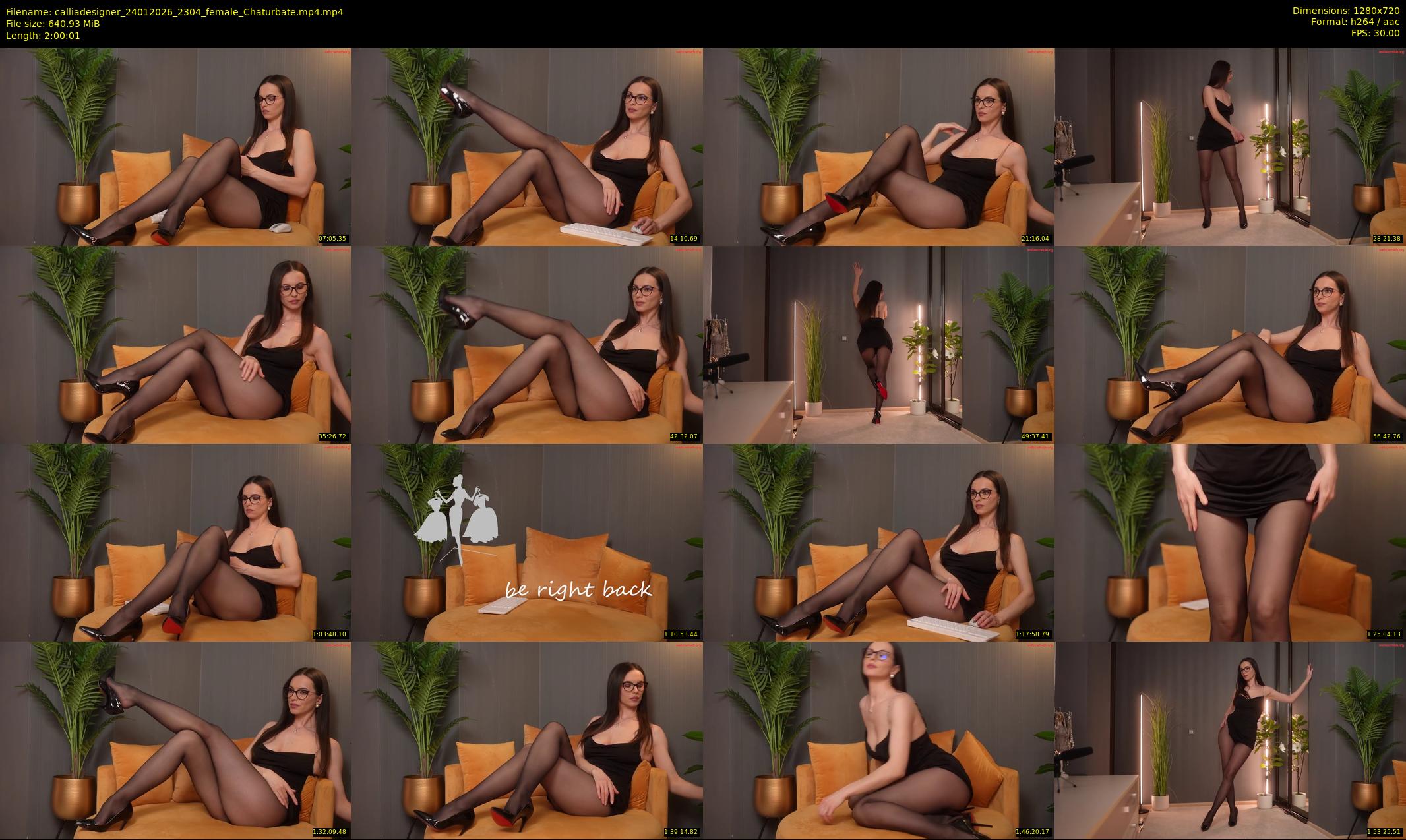 calliadesigner — 121 minute Chaturbate female cam show recording, 720p, Jan 24, 2026