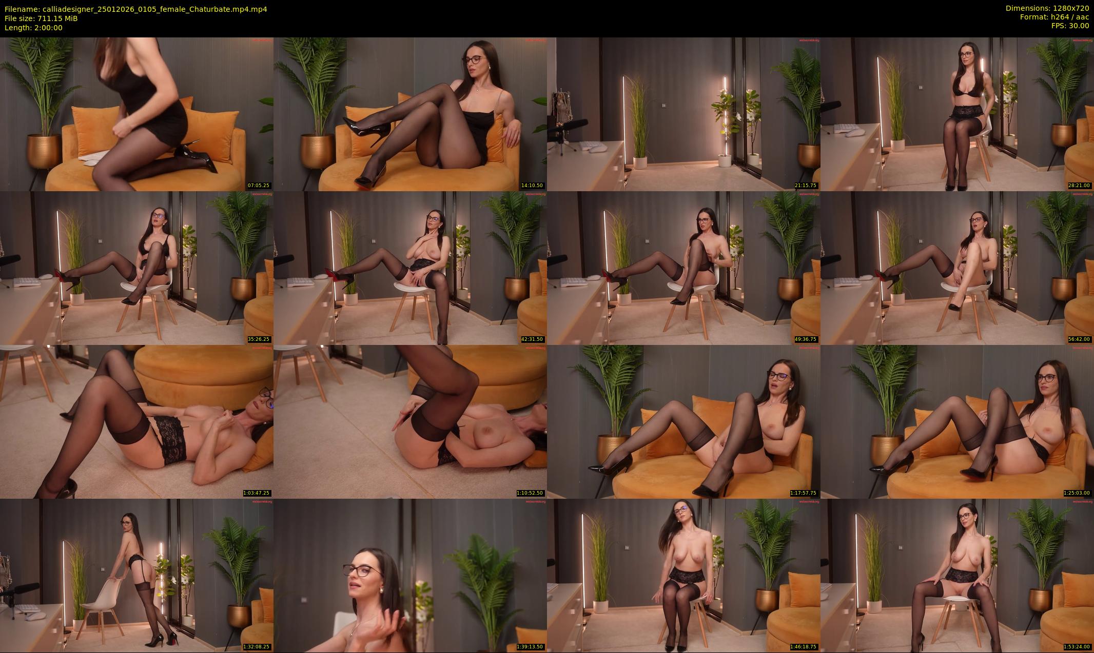 calliadesigner — 120 minute Chaturbate female cam show recording, 720p, Jan 25, 2026