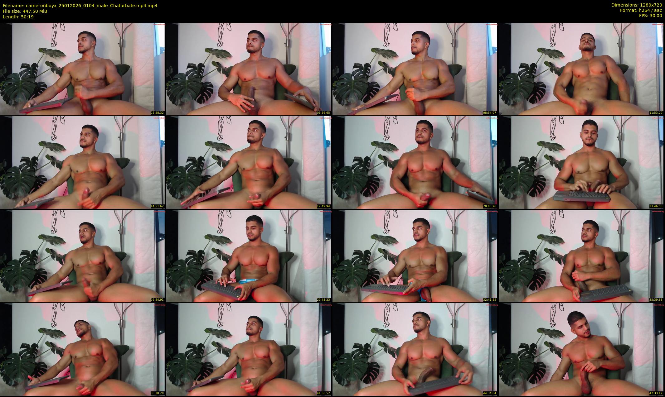 cameronboyx — 51 minute Chaturbate male cam show recording, 720p, Jan 25, 2026