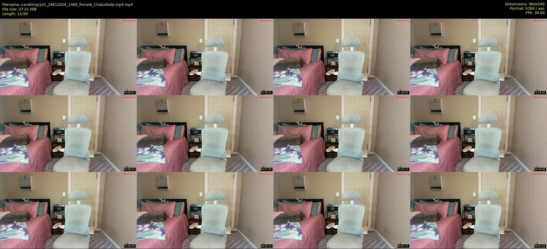 candimay101 — 14 minute Chaturbate female cam show recording, 480p, Jan 24, 2026