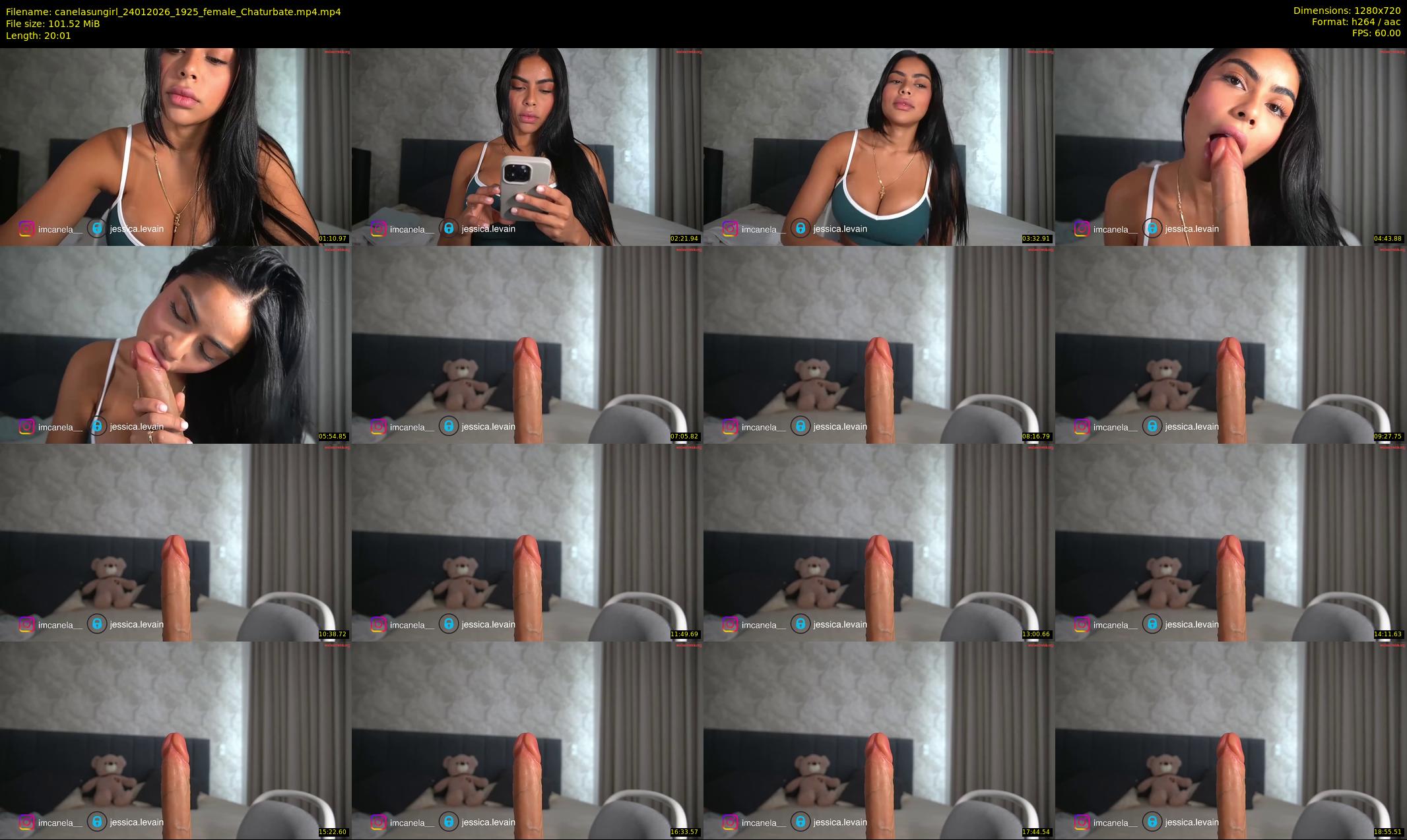 canelasungirl — 21 minute Chaturbate couple cam show recording, 720p, Jan 24, 2026
