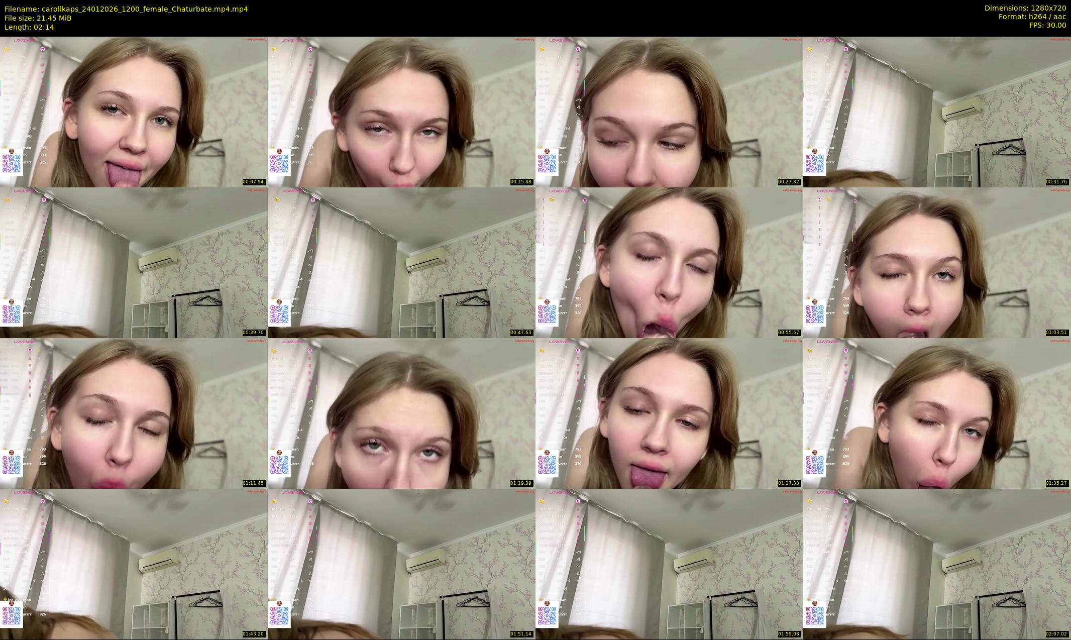 carollkaps — 3 minute Chaturbate female cam show recording, 720p, Jan 24, 2026