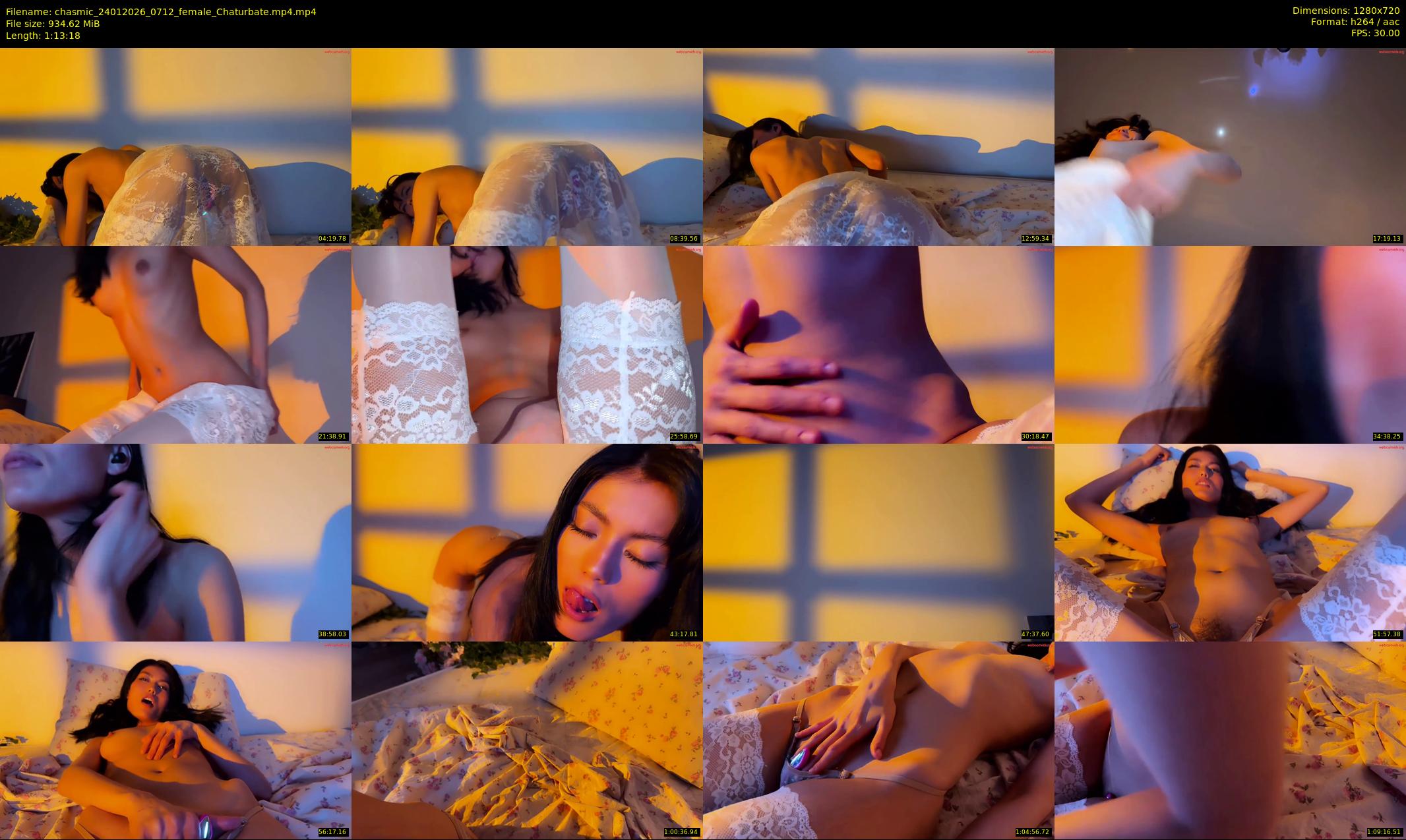 chasmic — 74 minute Chaturbate female cam show recording, 720p, Jan 24, 2026