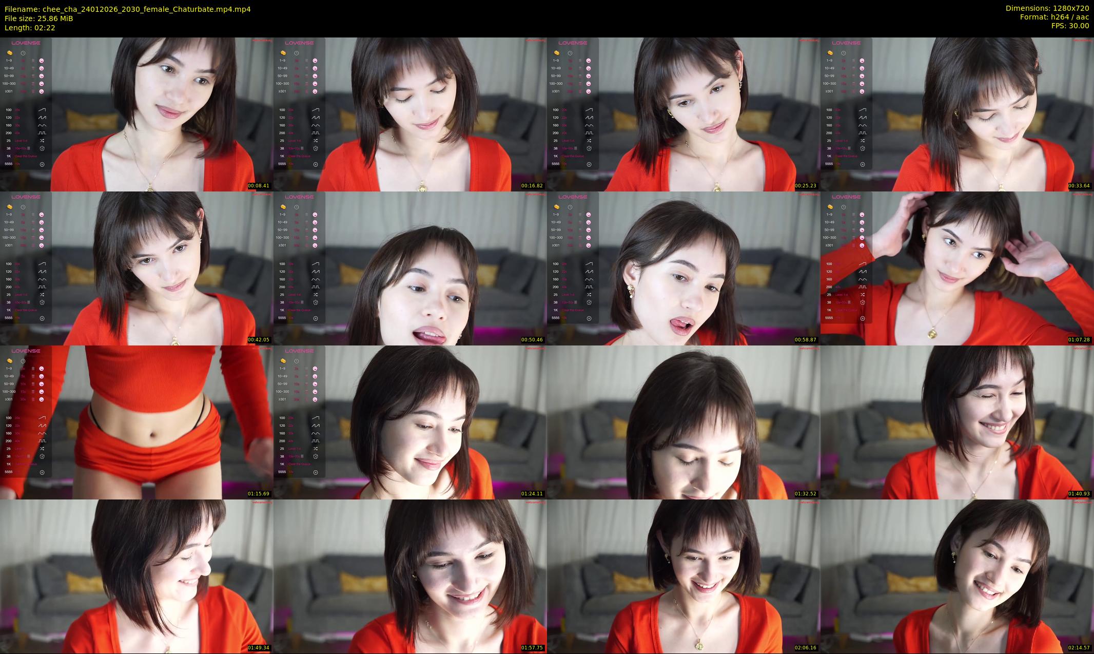 chee_cha — 3 minute Chaturbate female cam show recording, 720p, Jan 24, 2026