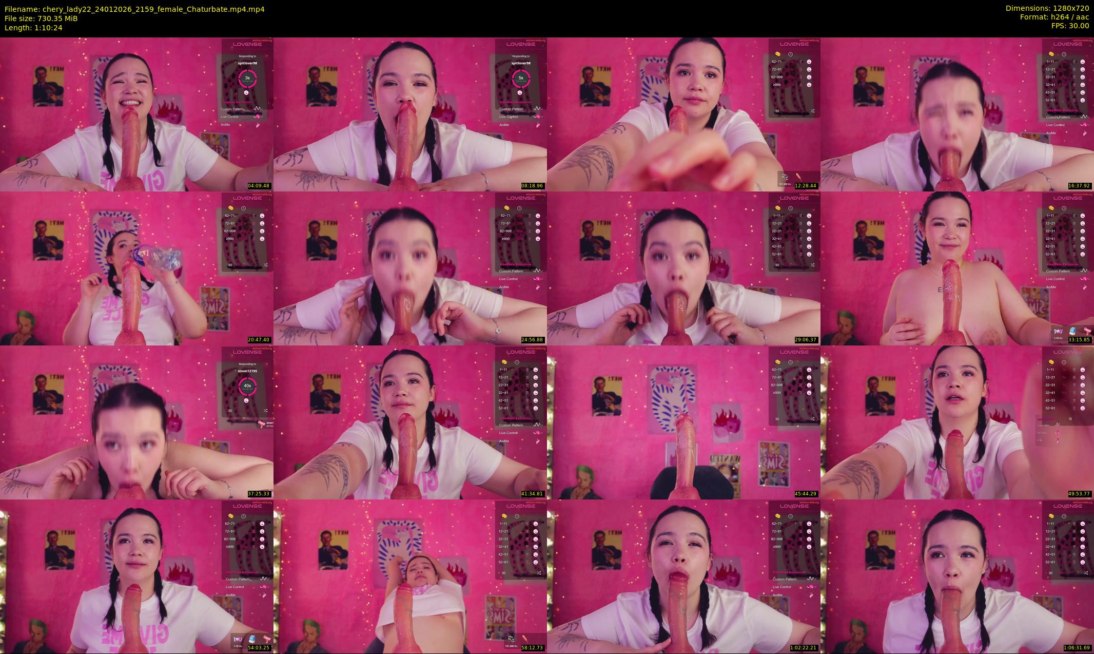 chery_lady22 — 71 minute Chaturbate female cam show recording, 720p, Jan 24, 2026