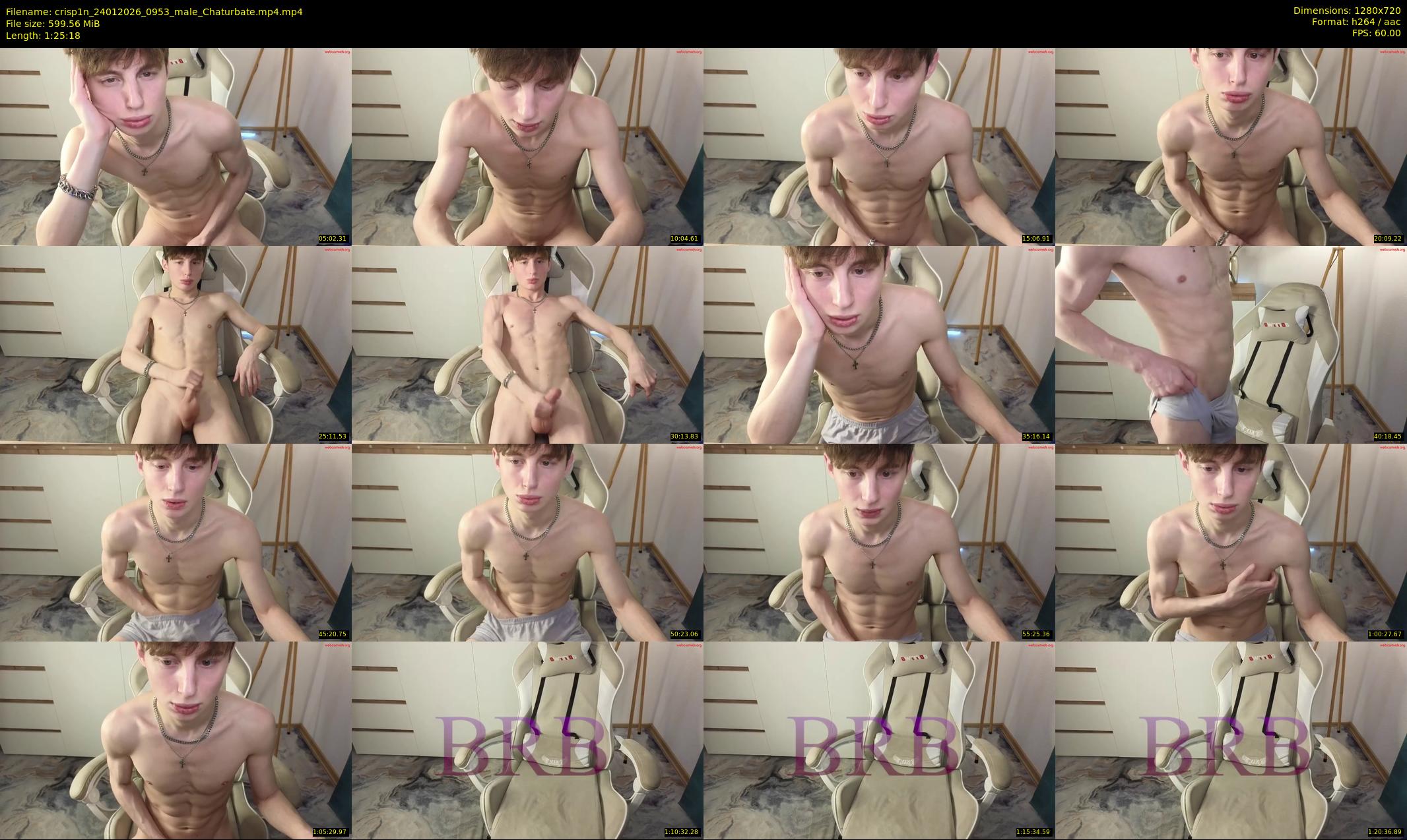 crisp1n — 86 minute Chaturbate male cam show recording, 720p, Jan 24, 2026