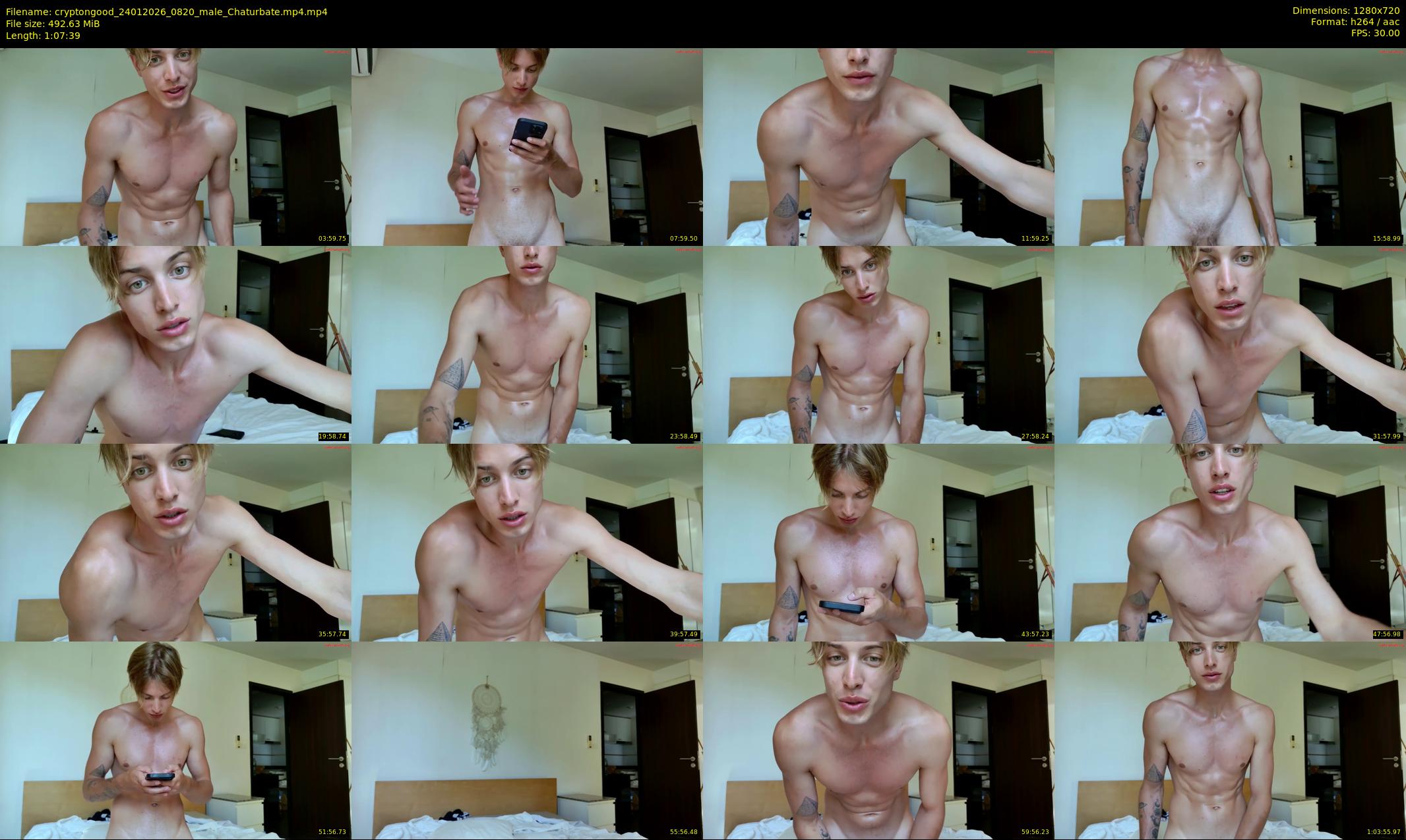 cryptongood — 68 minute Chaturbate male cam show recording, 720p, Jan 24, 2026