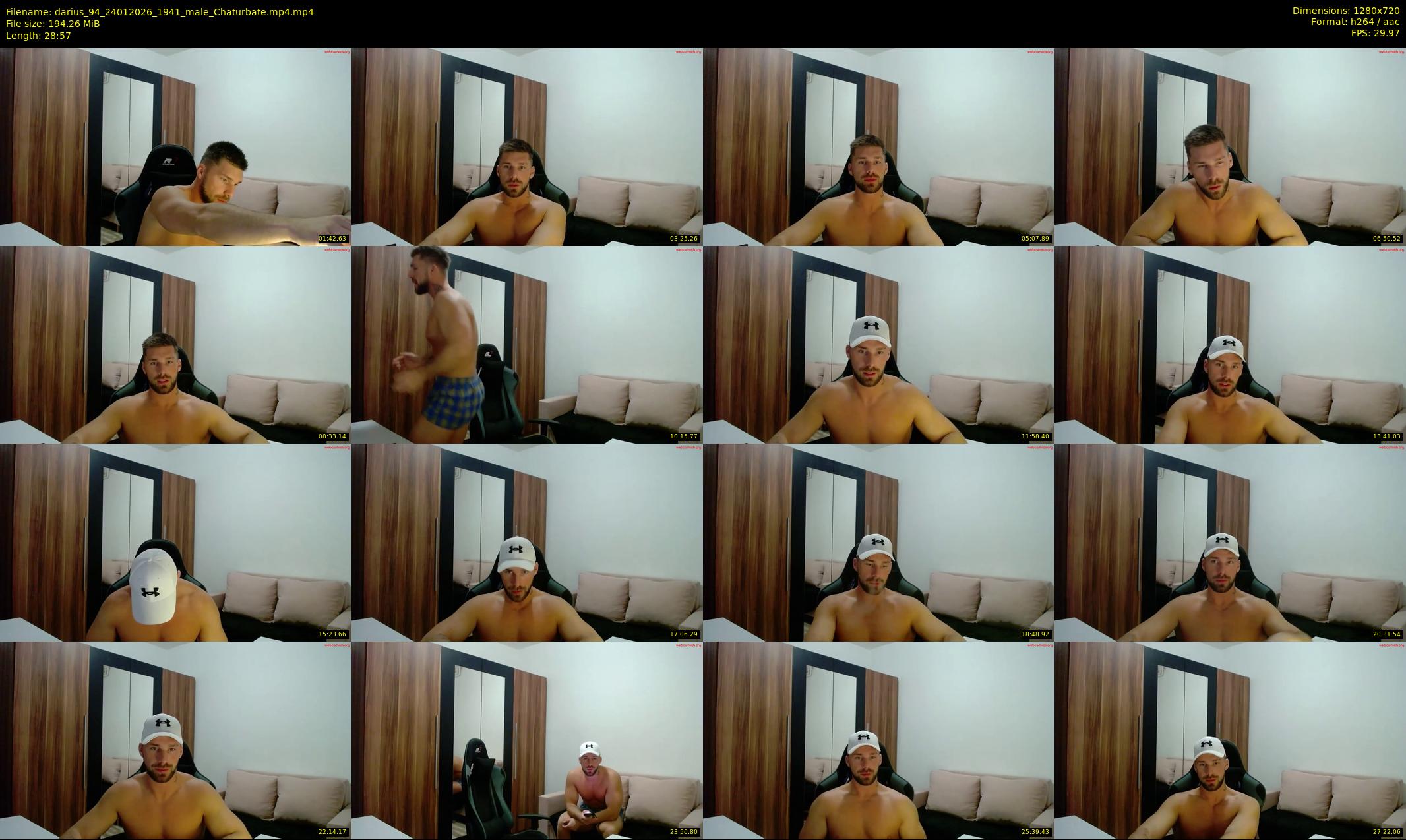 darius_94 — 29 minute Chaturbate male cam show recording, 720p, Jan 24, 2026
