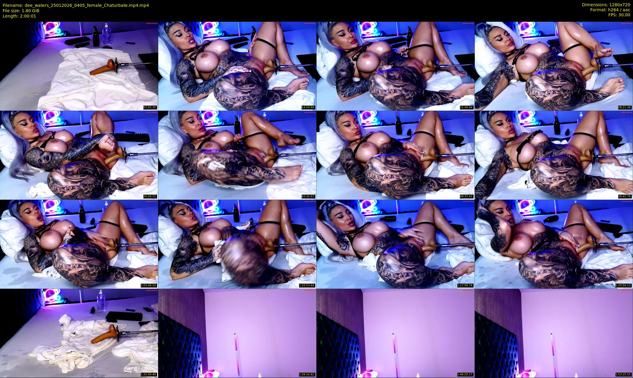 dee_waters — 121 minute Chaturbate female cam show recording, 720p, Jan 25, 2026