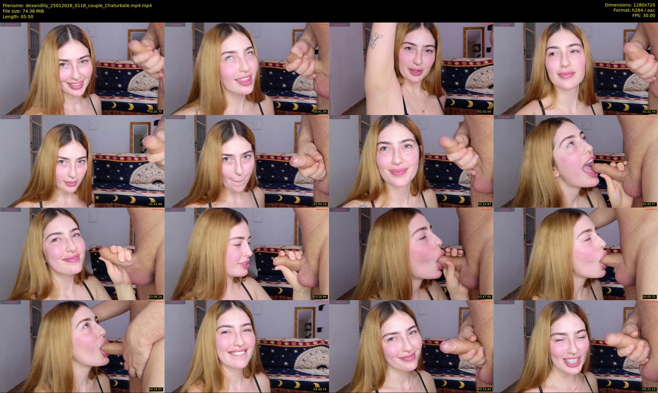 dexandlily — 6 minute Chaturbate couple cam show recording, 720p, Jan 25, 2026