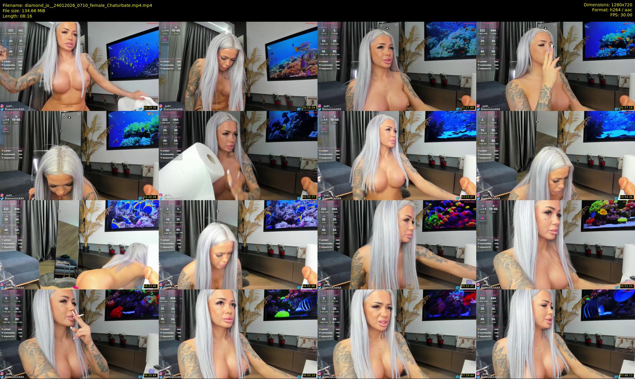 diamond_jo_ — 9 minute Chaturbate female cam show recording, 720p, Jan 24, 2026