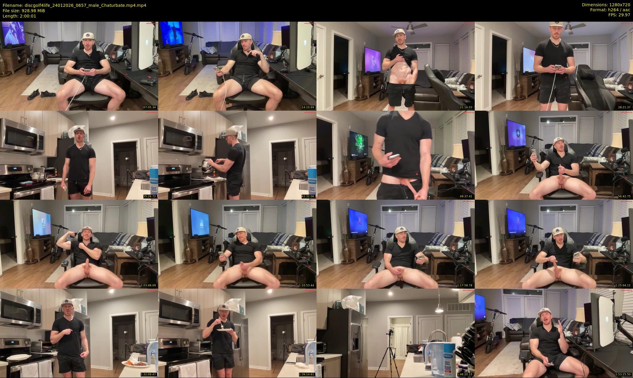 discgolf4life — 121 minute Chaturbate male cam show recording, 720p, Jan 24, 2026