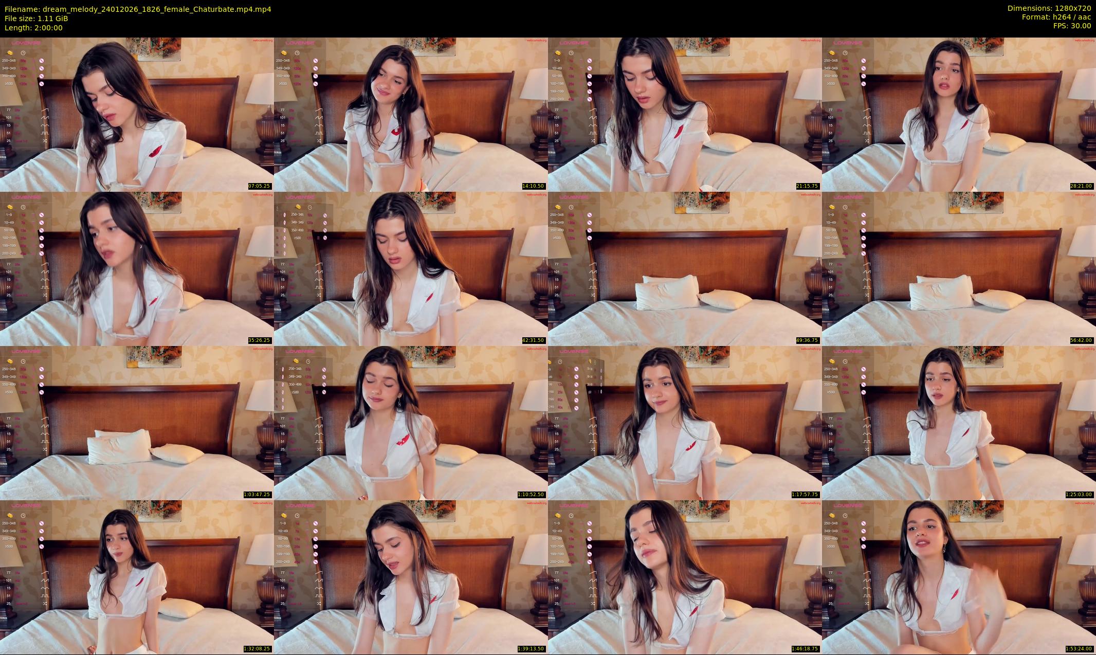 dream_melody — 120 minute Chaturbate female cam show recording, 720p, Jan 24, 2026