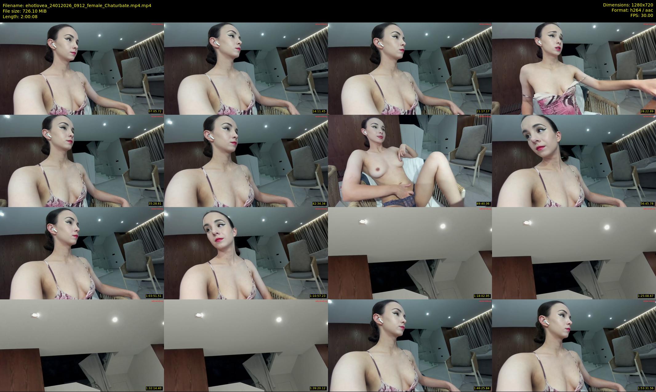 ehotlovea — 121 minute Chaturbate female cam show recording, 720p, Jan 24, 2026
