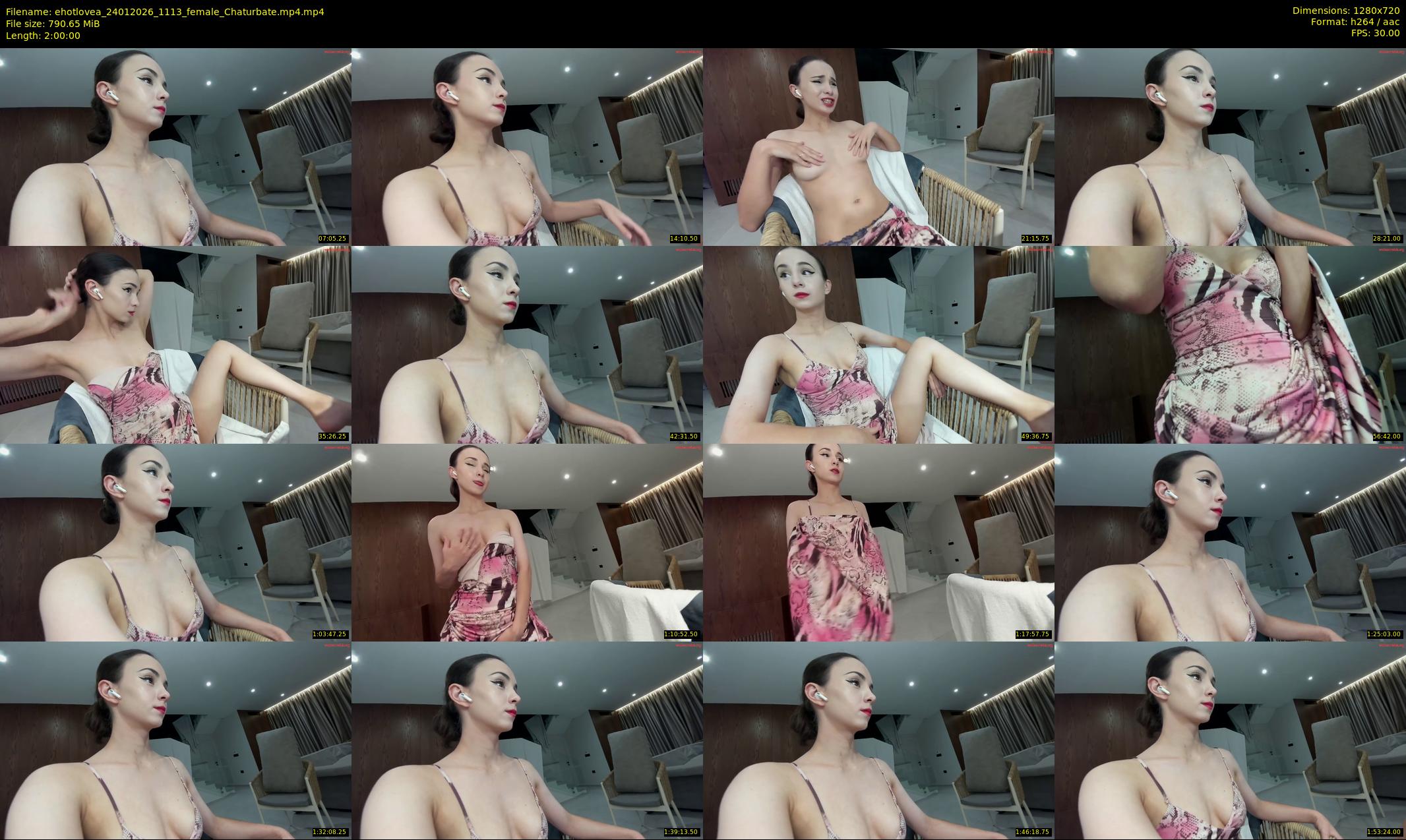 ehotlovea — 120 minute Chaturbate female cam show recording, 720p, Jan 24, 2026
