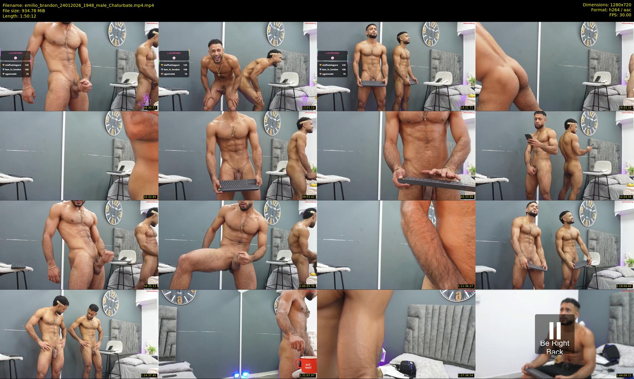 emilio_brandon — 111 minute Chaturbate male cam show recording, 720p, Jan 24, 2026