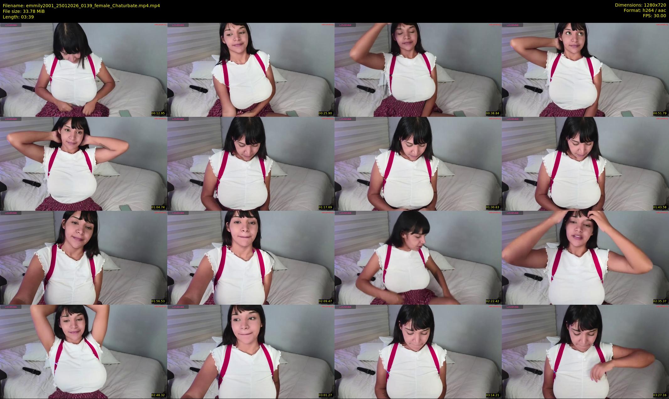 emmily2001 — 4 minute Chaturbate female cam show recording, 720p, Jan 25, 2026