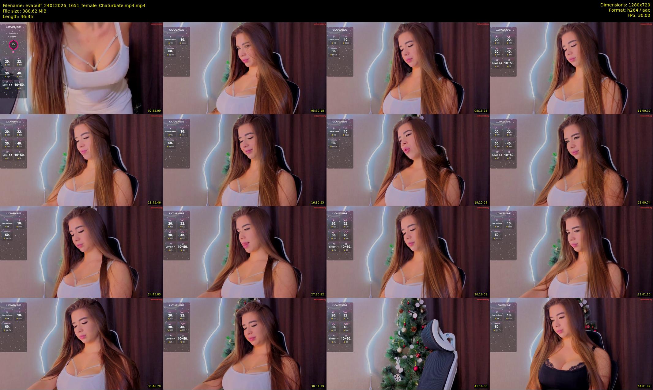 evapuff — 47 minute Chaturbate female cam show recording, 720p, Jan 24, 2026